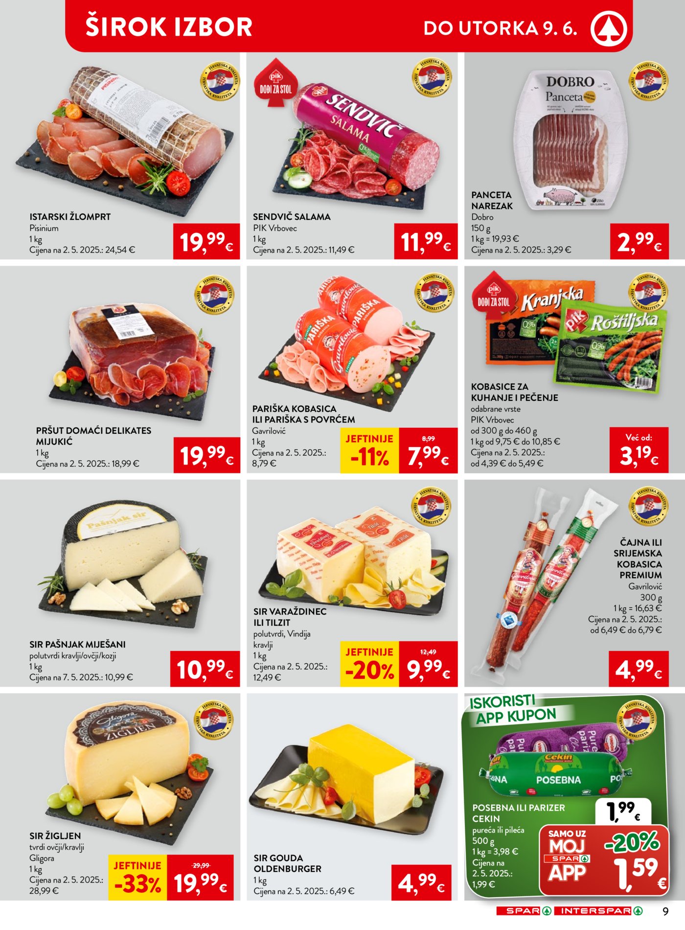 SPAR INTERSPAR katalog Akcija 03.06. - 09.06.2026.