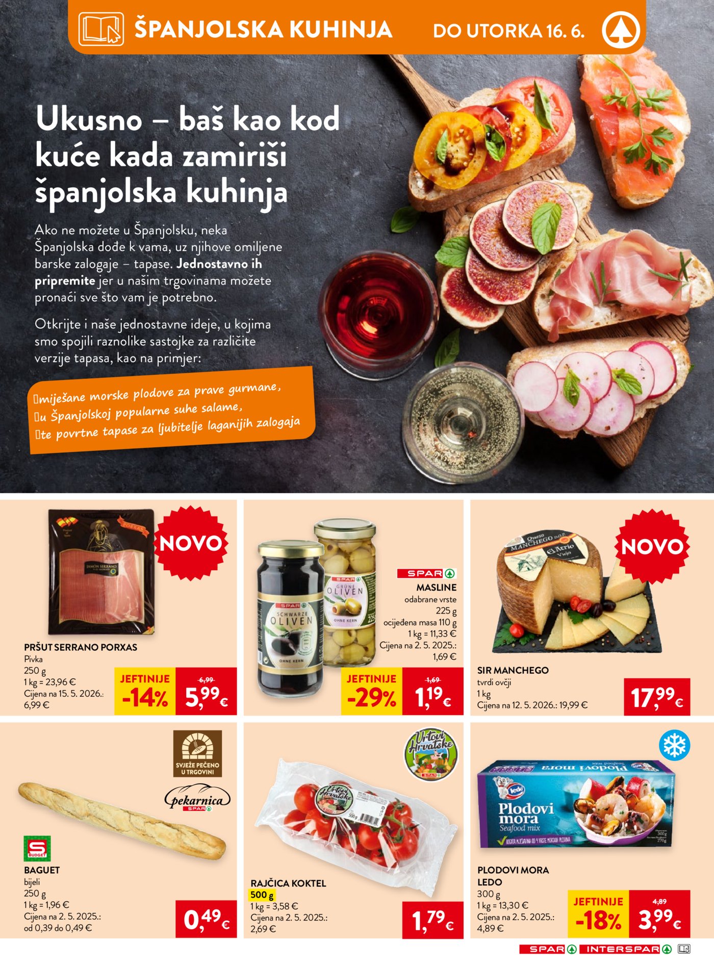 SPAR - INTERSPAR katalog Akcija 10.06. - 16.06.2026.
