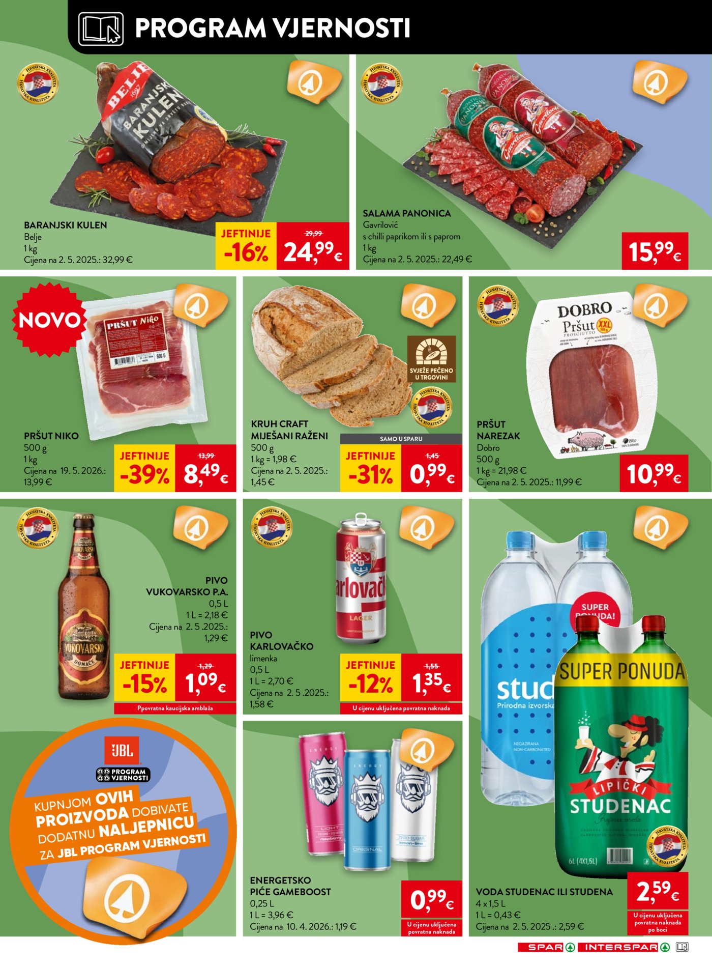 SPAR - INTERSPAR katalog Akcija 10.06. - 16.06.2026.
