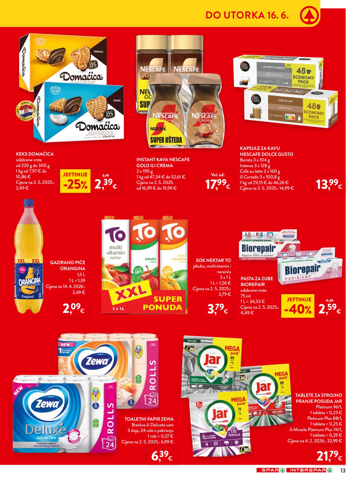 SPAR - INTERSPAR katalog Akcija 10.06. - 16.06.2026.
