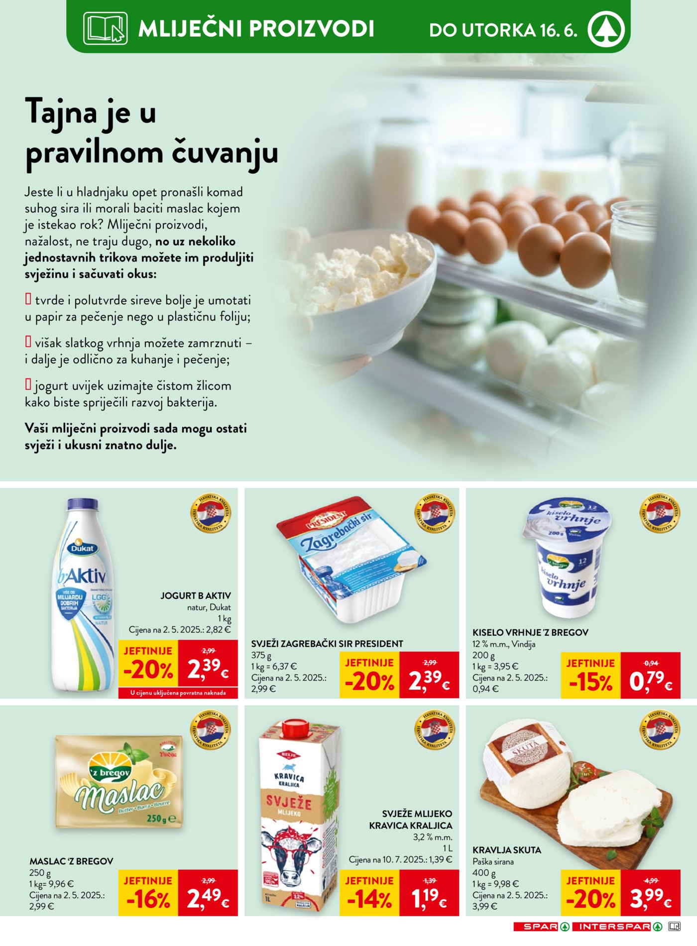 SPAR - INTERSPAR katalog Akcija 10.06. - 16.06.2026.
