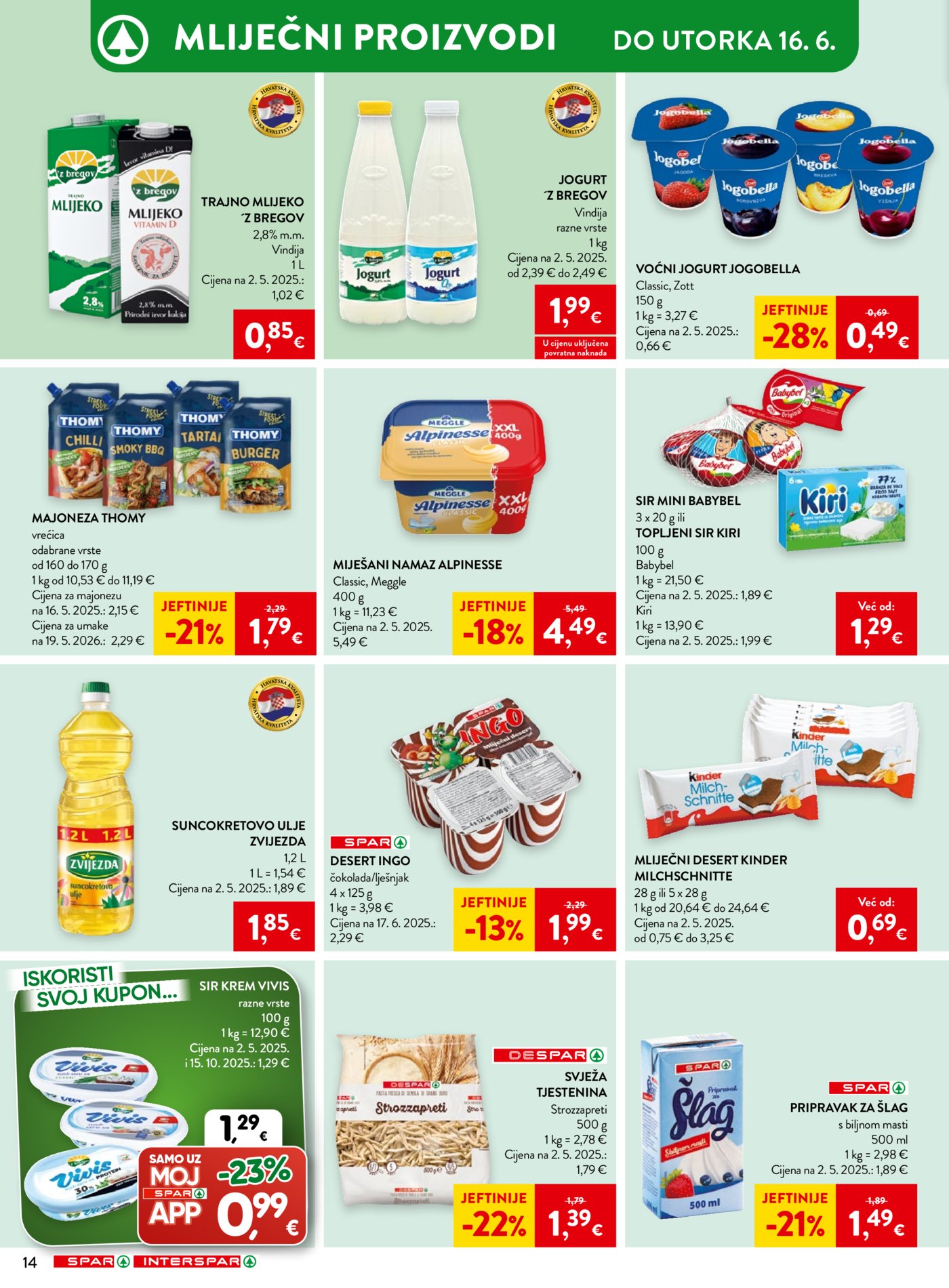 SPAR - INTERSPAR katalog Akcija 10.06. - 16.06.2026.