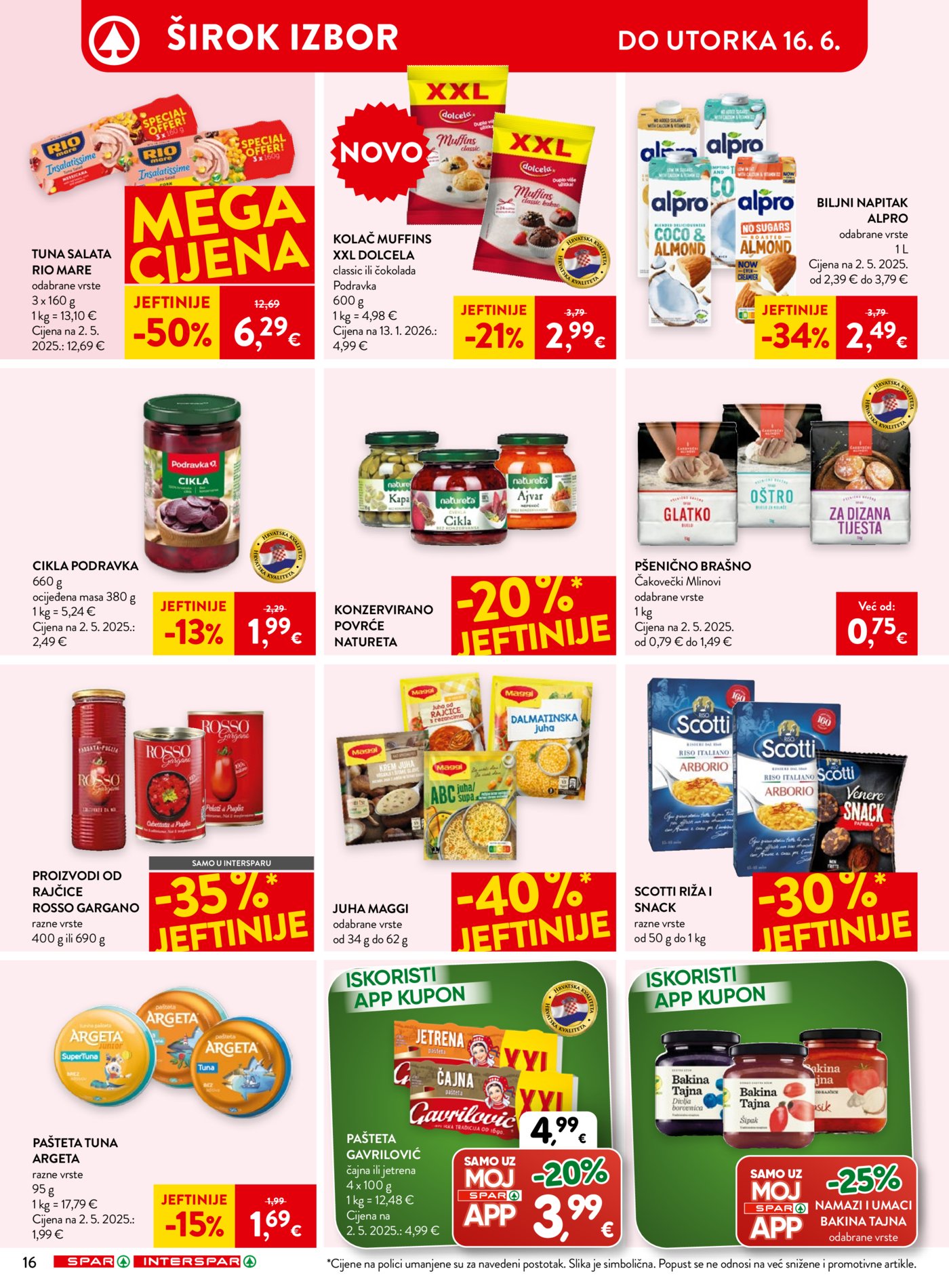 SPAR - INTERSPAR katalog Akcija 10.06. - 16.06.2026.