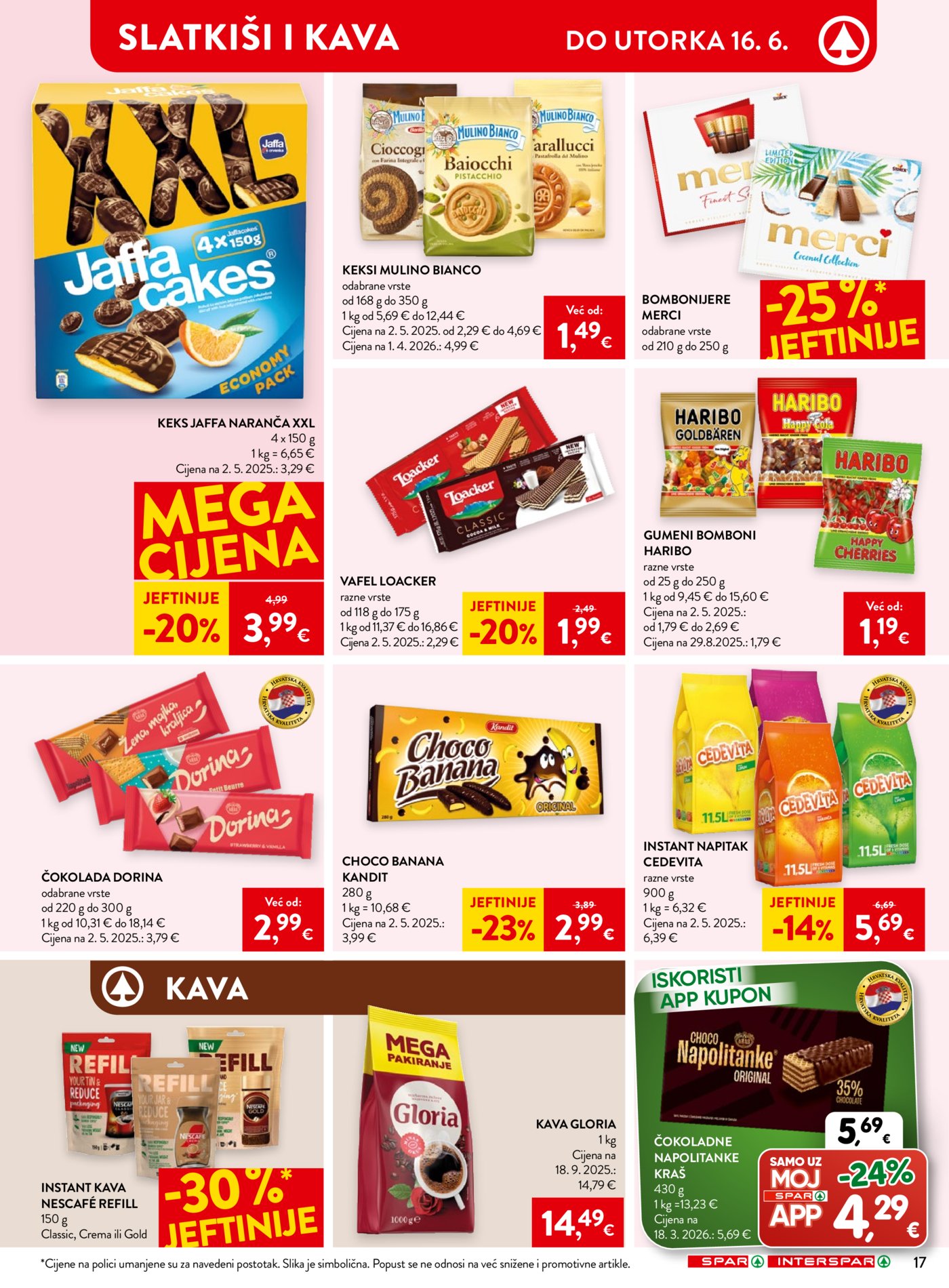 SPAR - INTERSPAR katalog Akcija 10.06. - 16.06.2026.