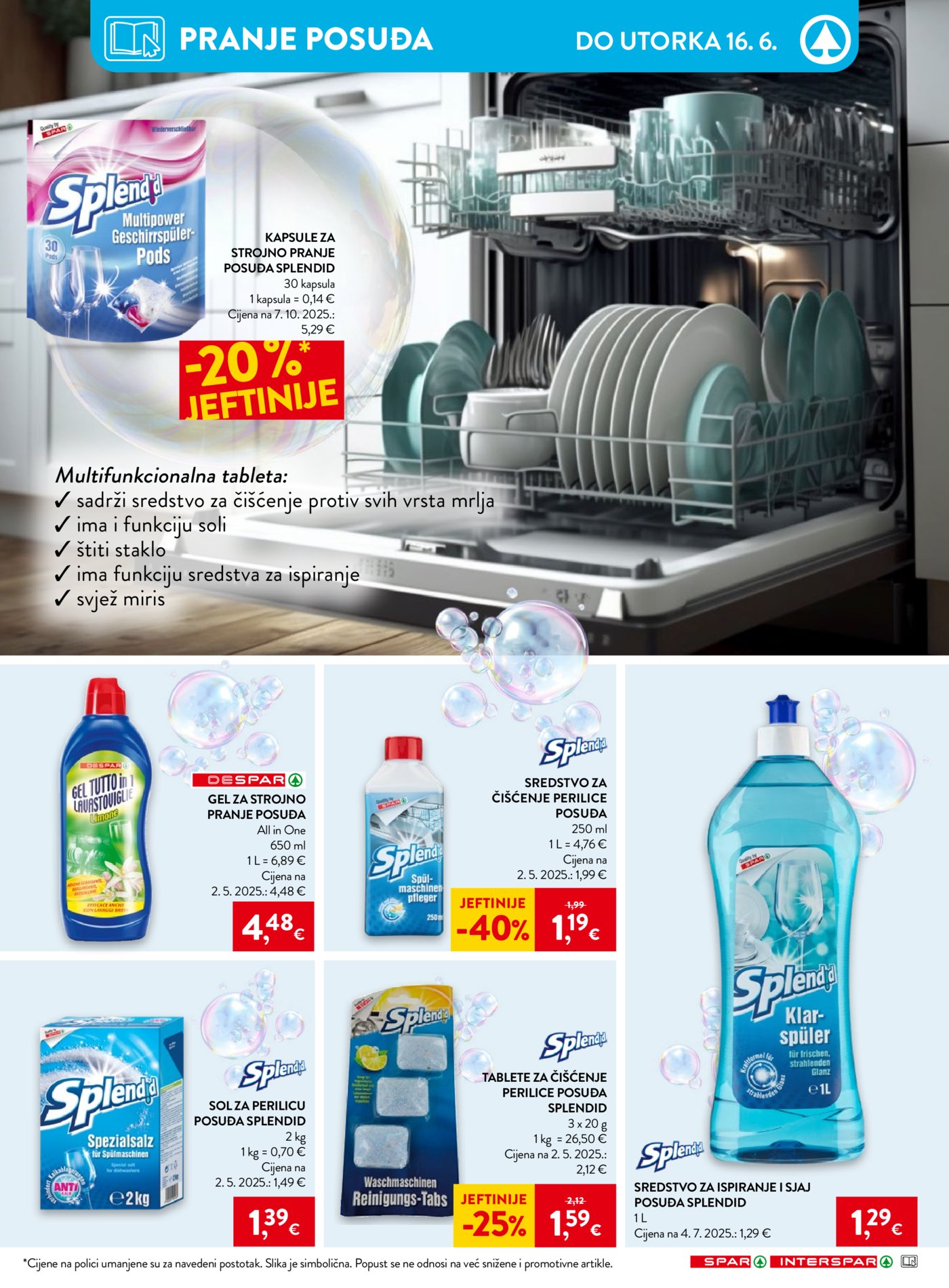 SPAR - INTERSPAR katalog Akcija 10.06. - 16.06.2026.