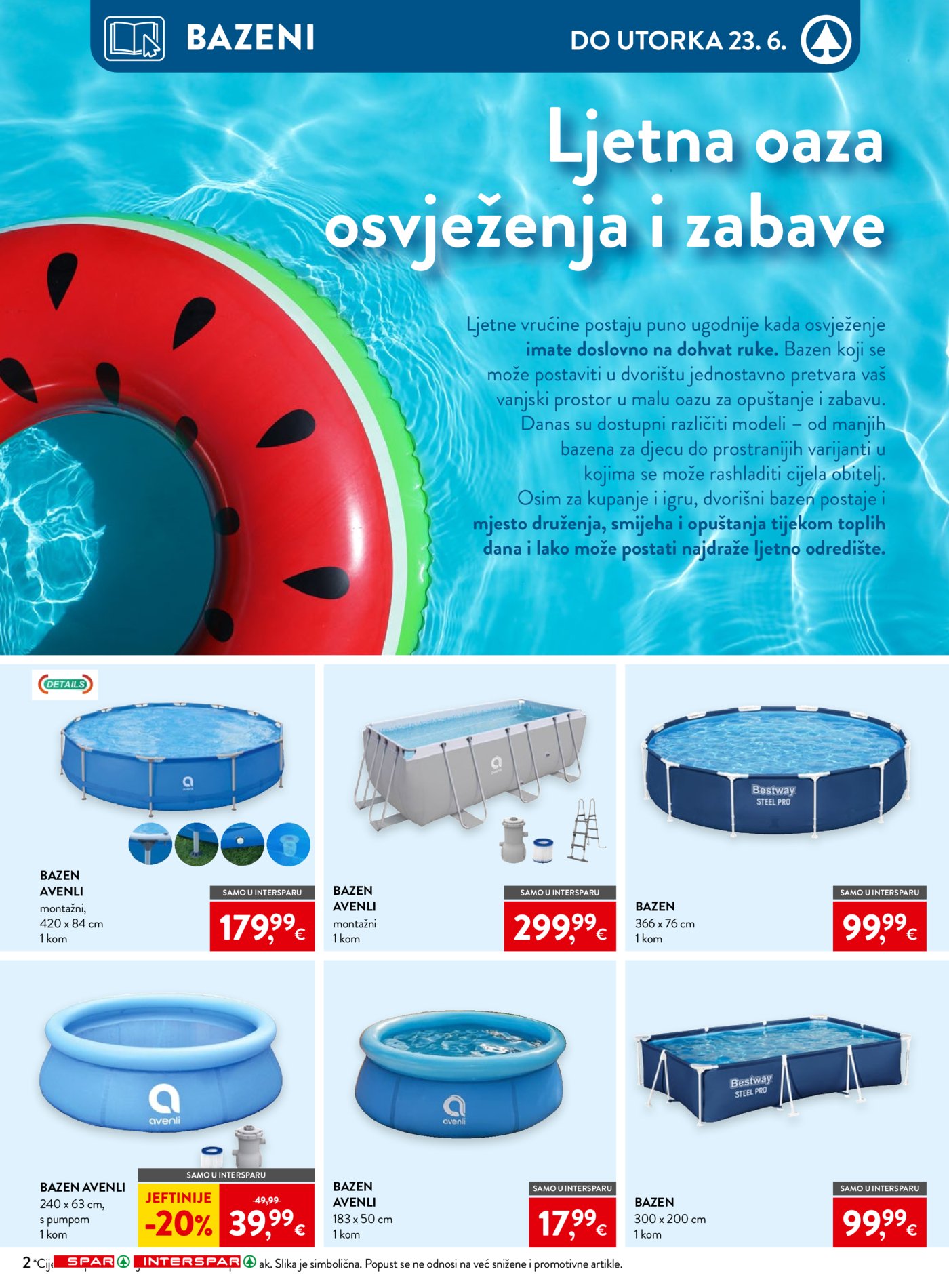 SPAR - INTERSPAR katalog Akcija 10.06. - 16.06.2026.
