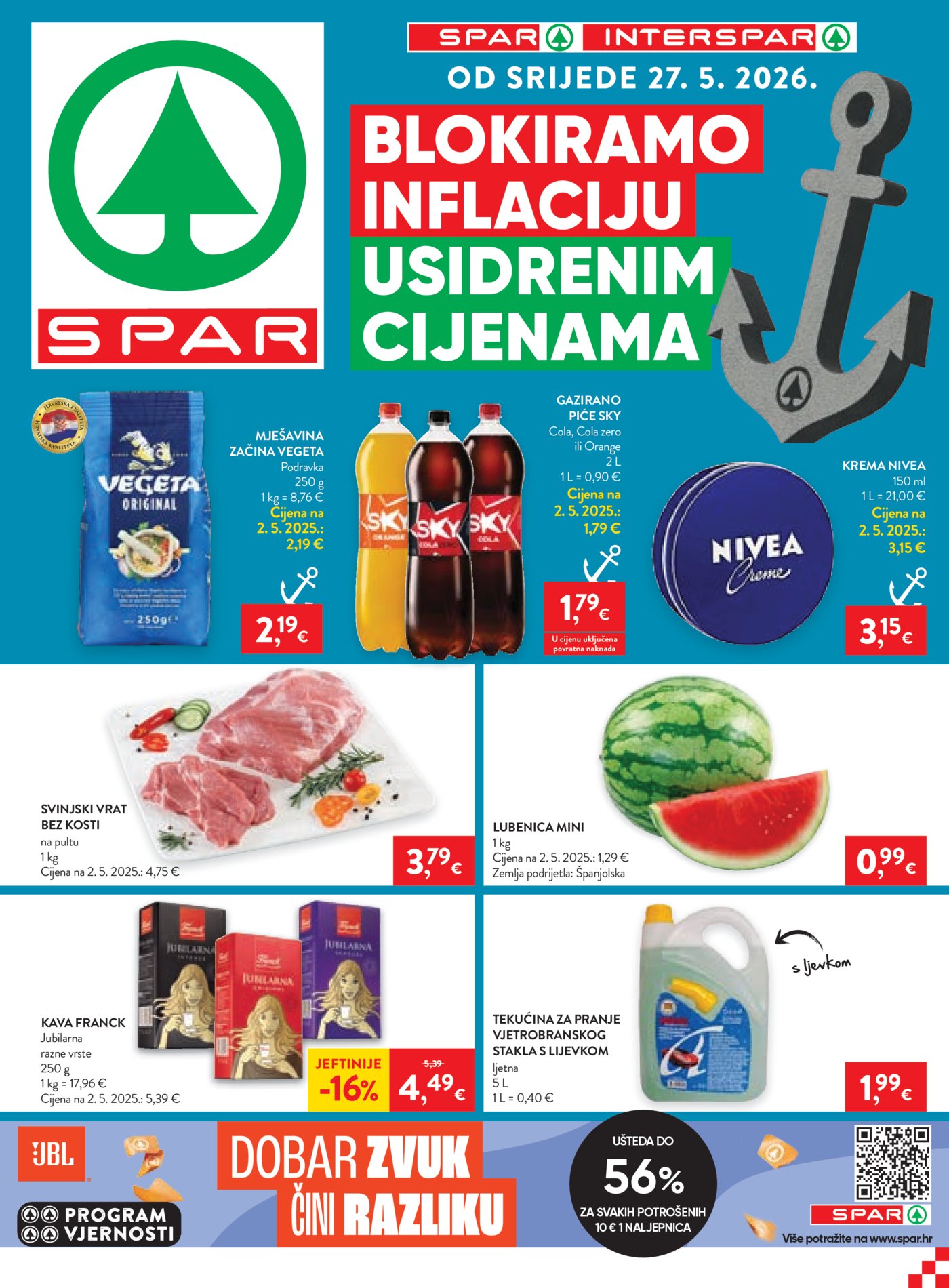 SPAR - INTERSPAR katalog Akcija 27.05. - 02.06.2026.