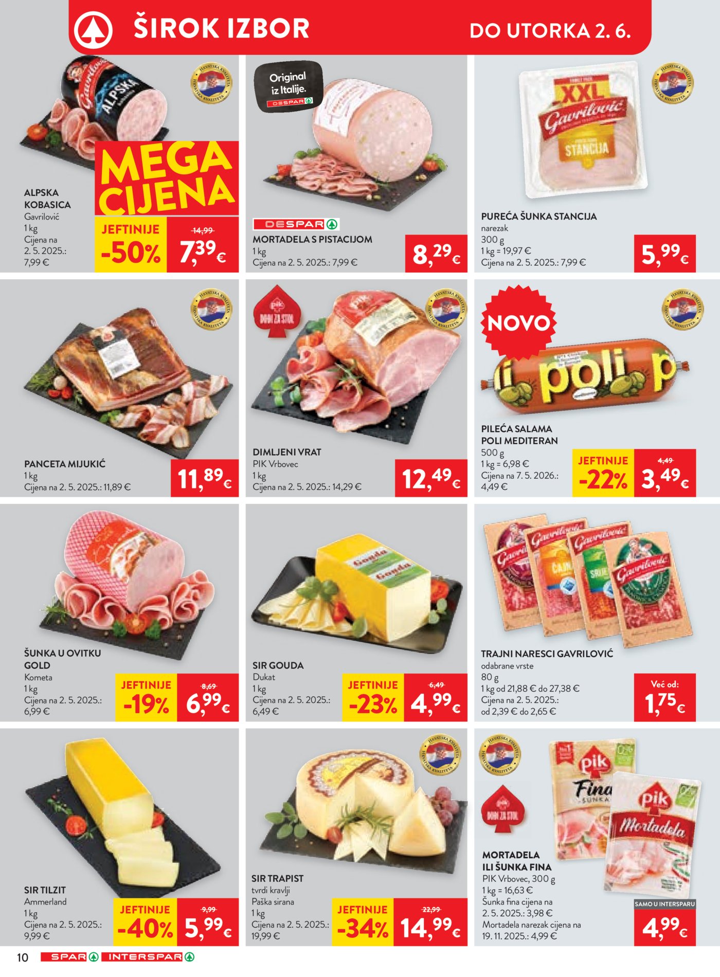 SPAR - INTERSPAR katalog Akcija 27.05. - 02.06.2026.