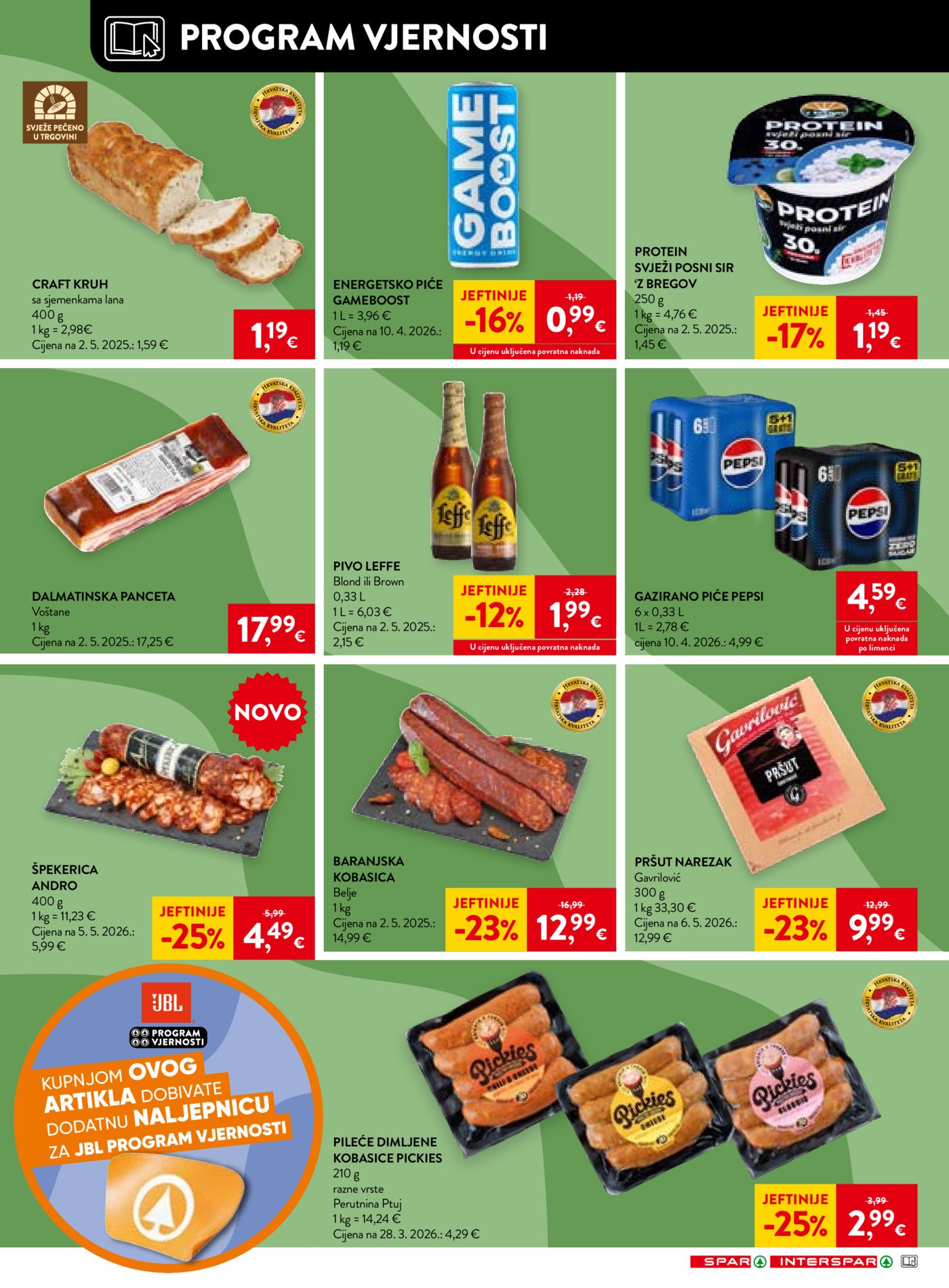 SPAR - INTERSPAR katalog Akcija 27.05. - 02.06.2026.