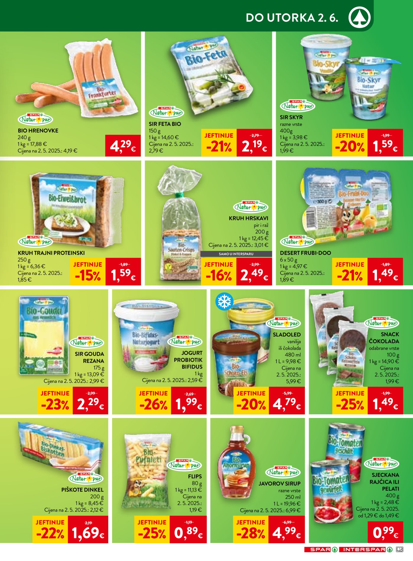SPAR - INTERSPAR katalog Akcija 27.05. - 02.06.2026.