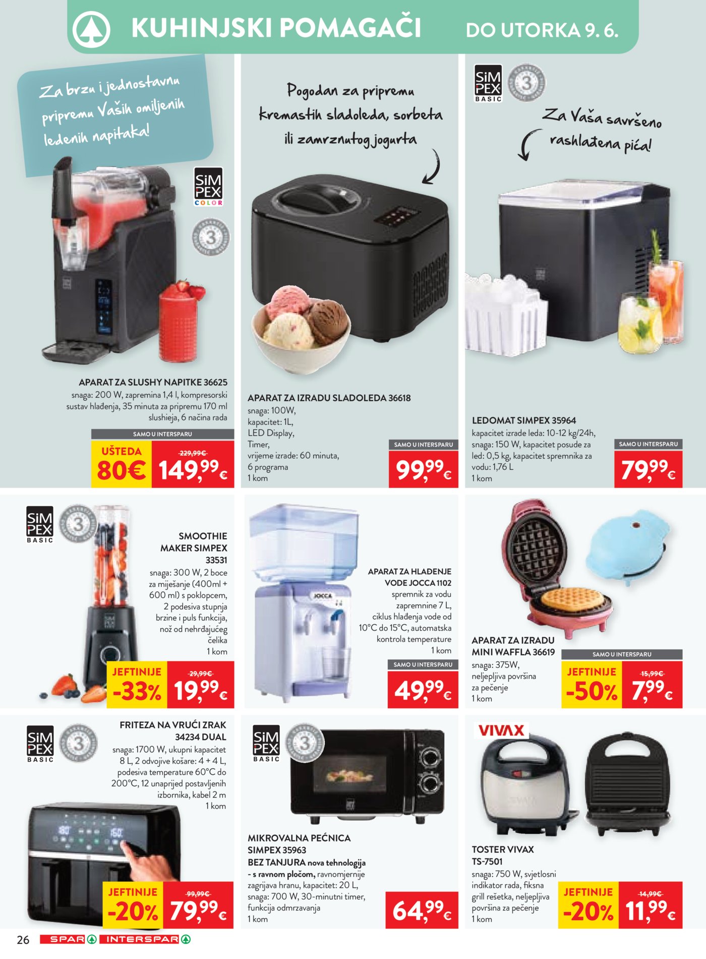 SPAR - INTERSPAR katalog Akcija 27.05. - 02.06.2026.