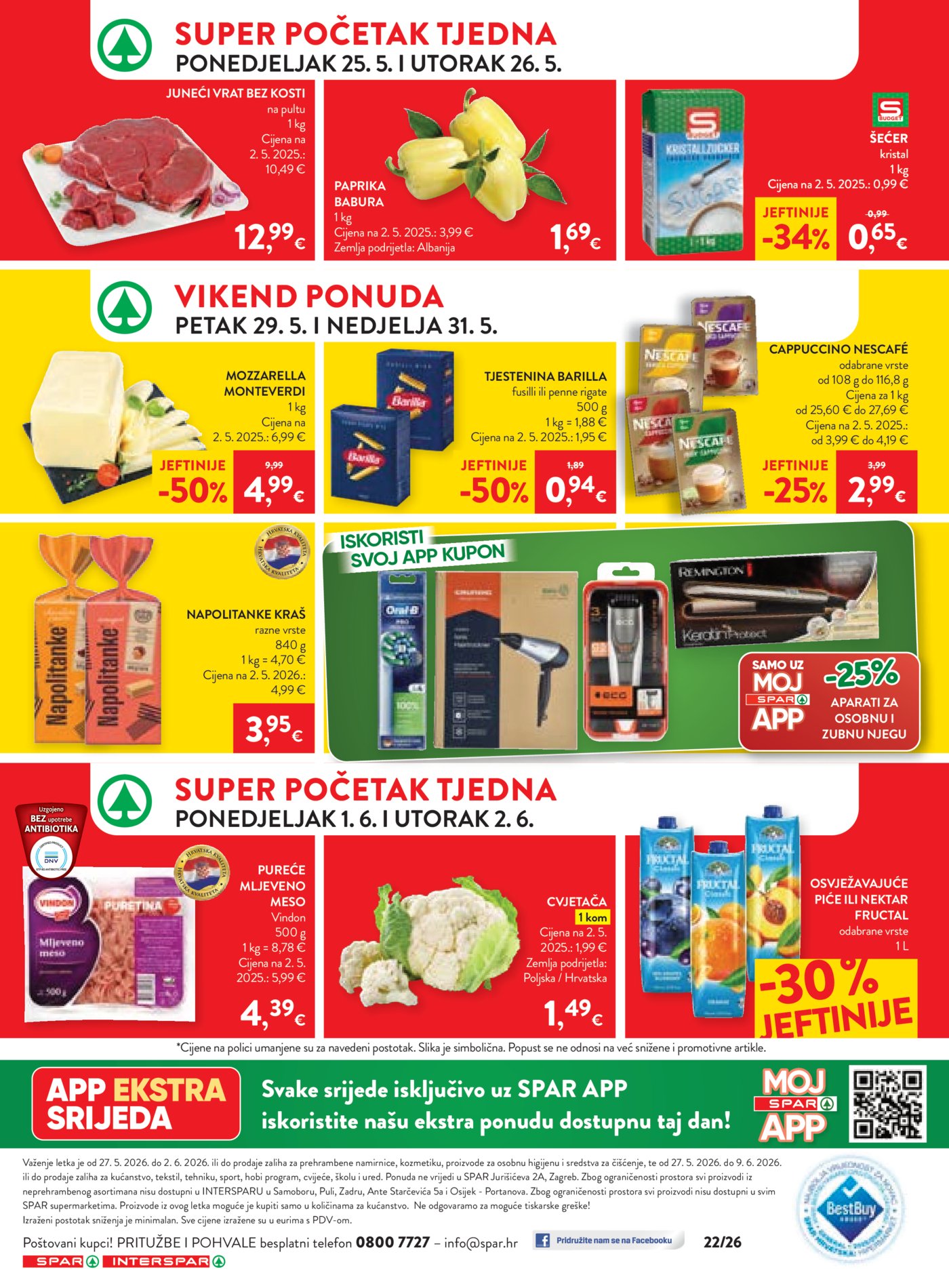 SPAR - INTERSPAR katalog Akcija 27.05. - 02.06.2026.
