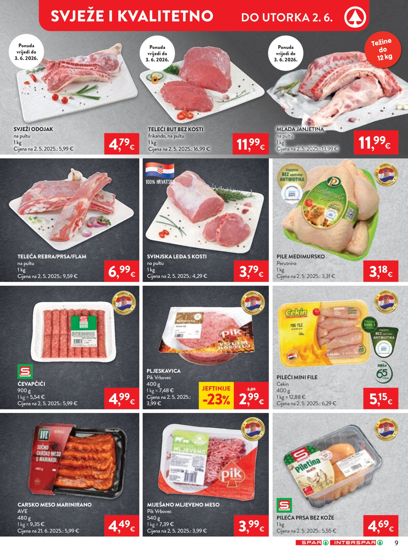 SPAR - INTERSPAR katalog Akcija 27.05. - 02.06.2026.