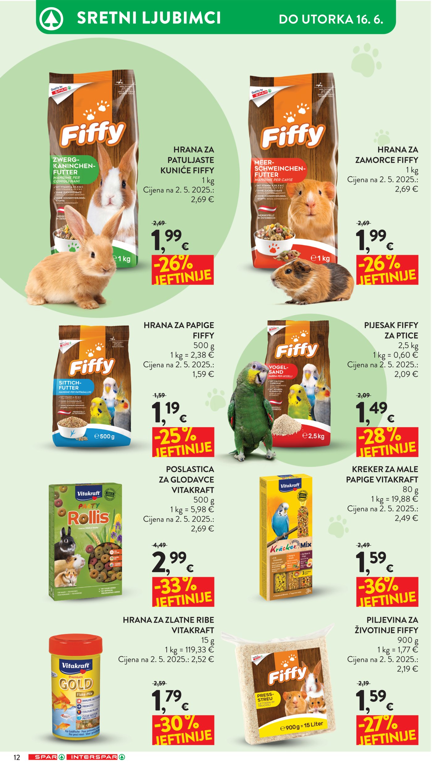 SPAR - INTERSPAR katalog Kućni Ljubimci 03.06.-16.06.2026.