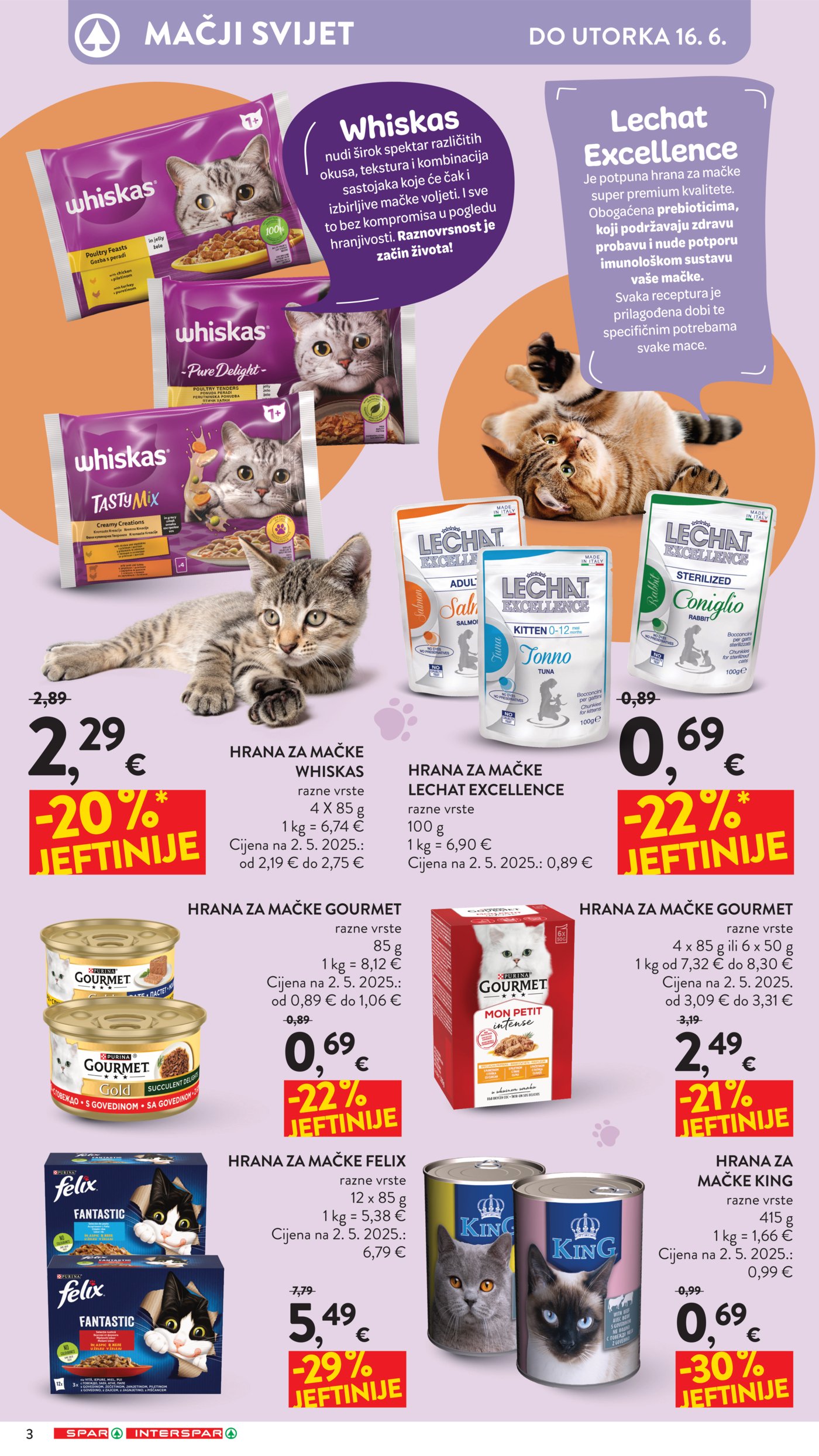 SPAR - INTERSPAR katalog Kućni Ljubimci 03.06.-16.06.2026.