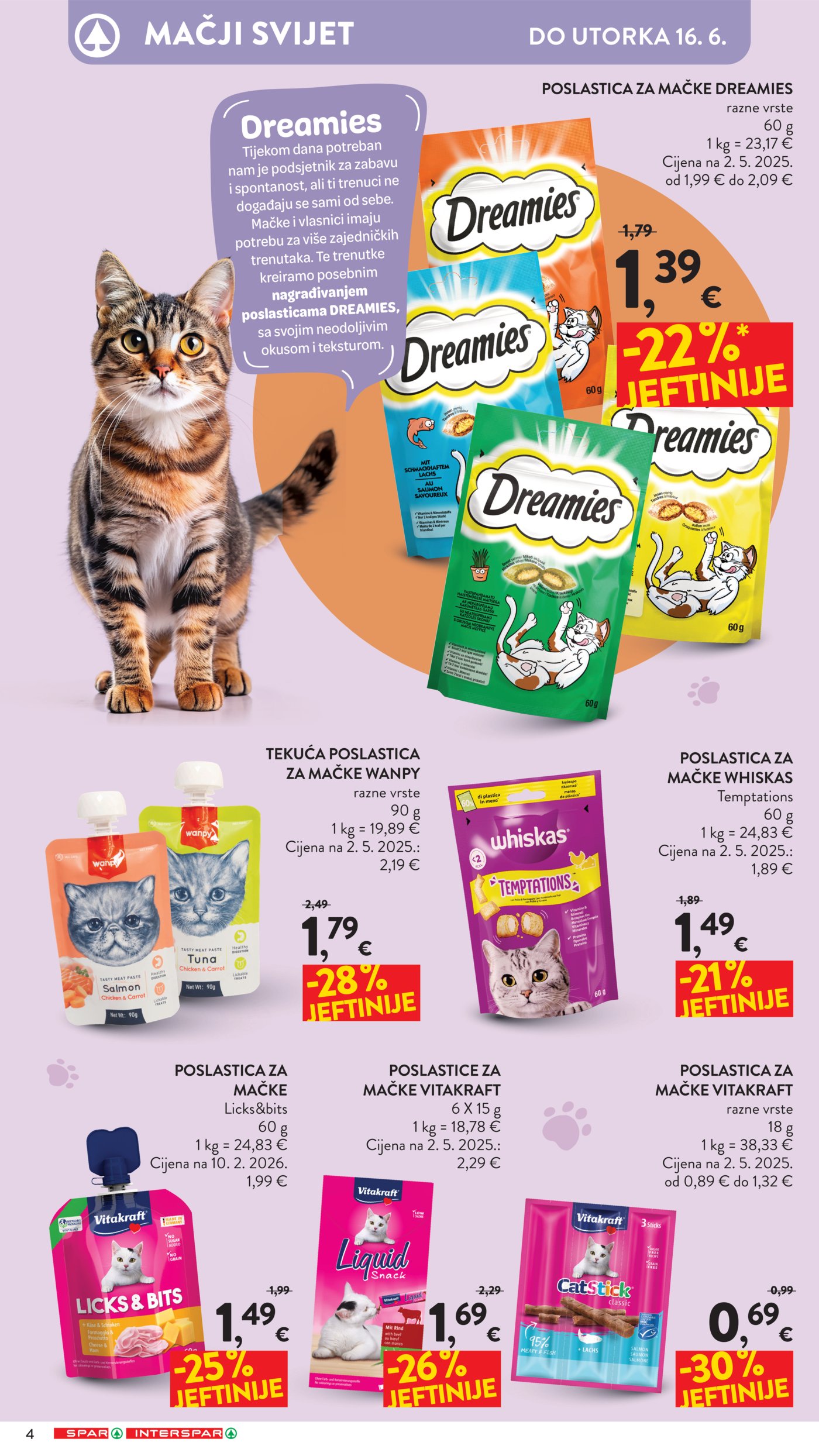SPAR - INTERSPAR katalog Kućni Ljubimci 03.06.-16.06.2026.