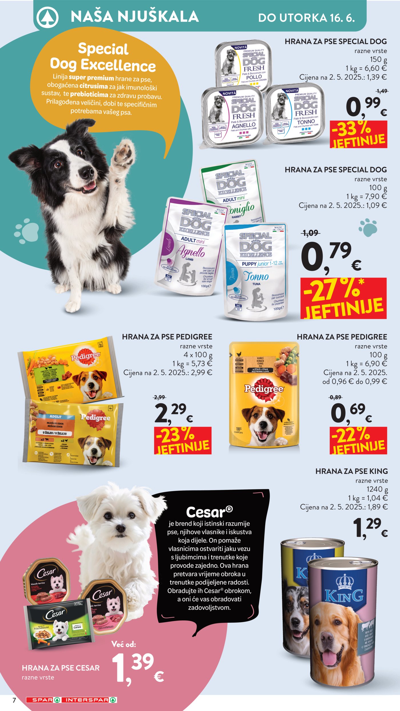 SPAR - INTERSPAR katalog Kućni Ljubimci 03.06.-16.06.2026.