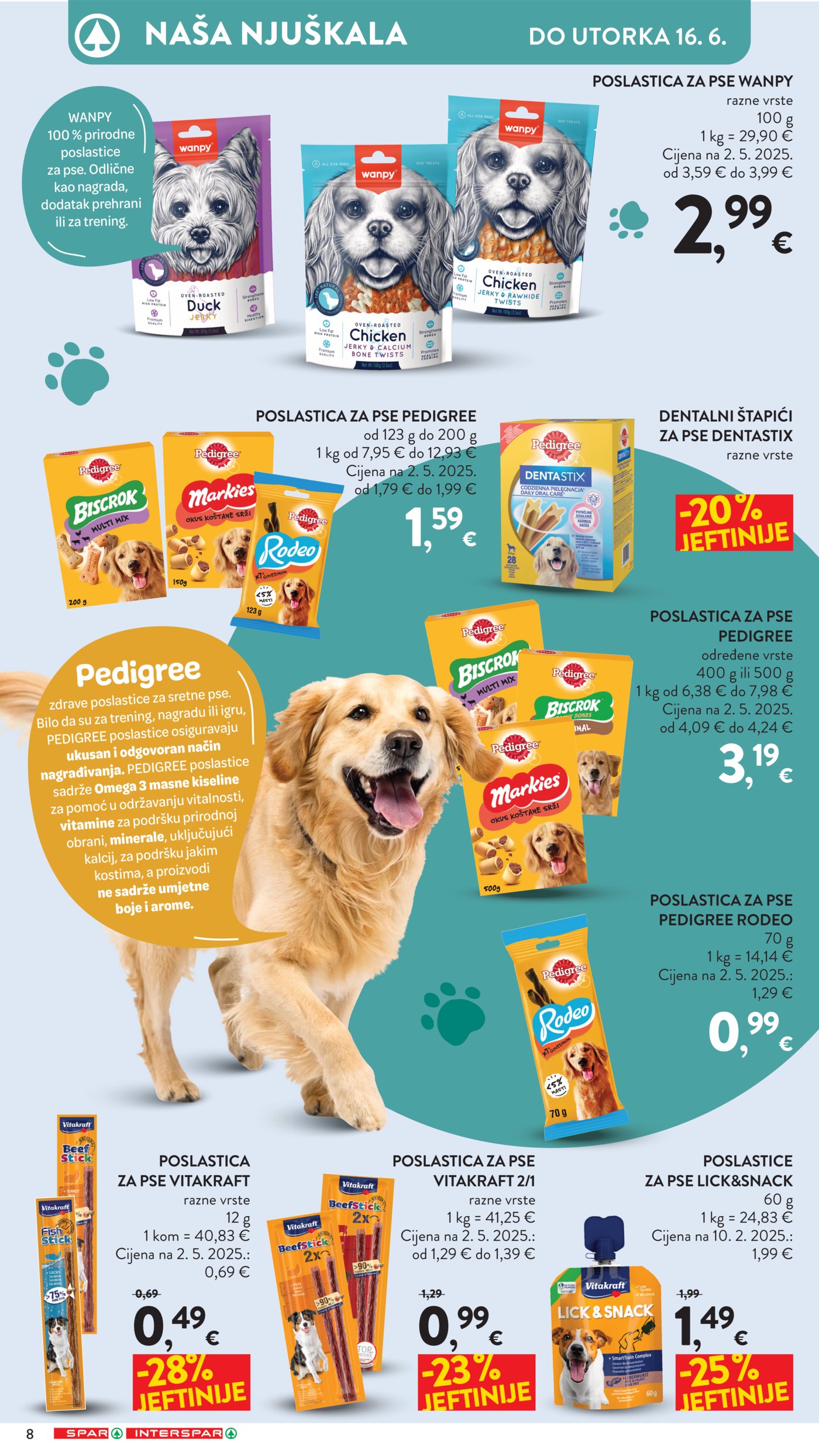 SPAR - INTERSPAR katalog Kućni Ljubimci 03.06.-16.06.2026.