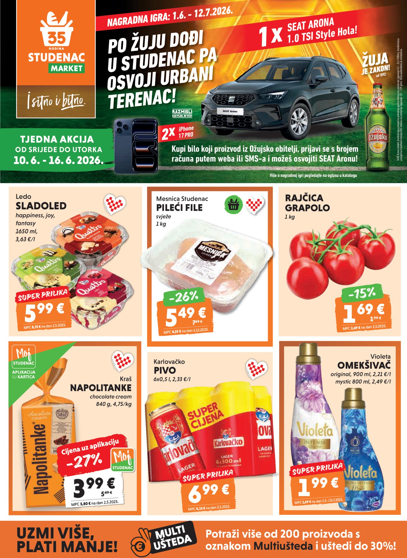 Studenac katalog Akcija 10.06.-16.06.2026.