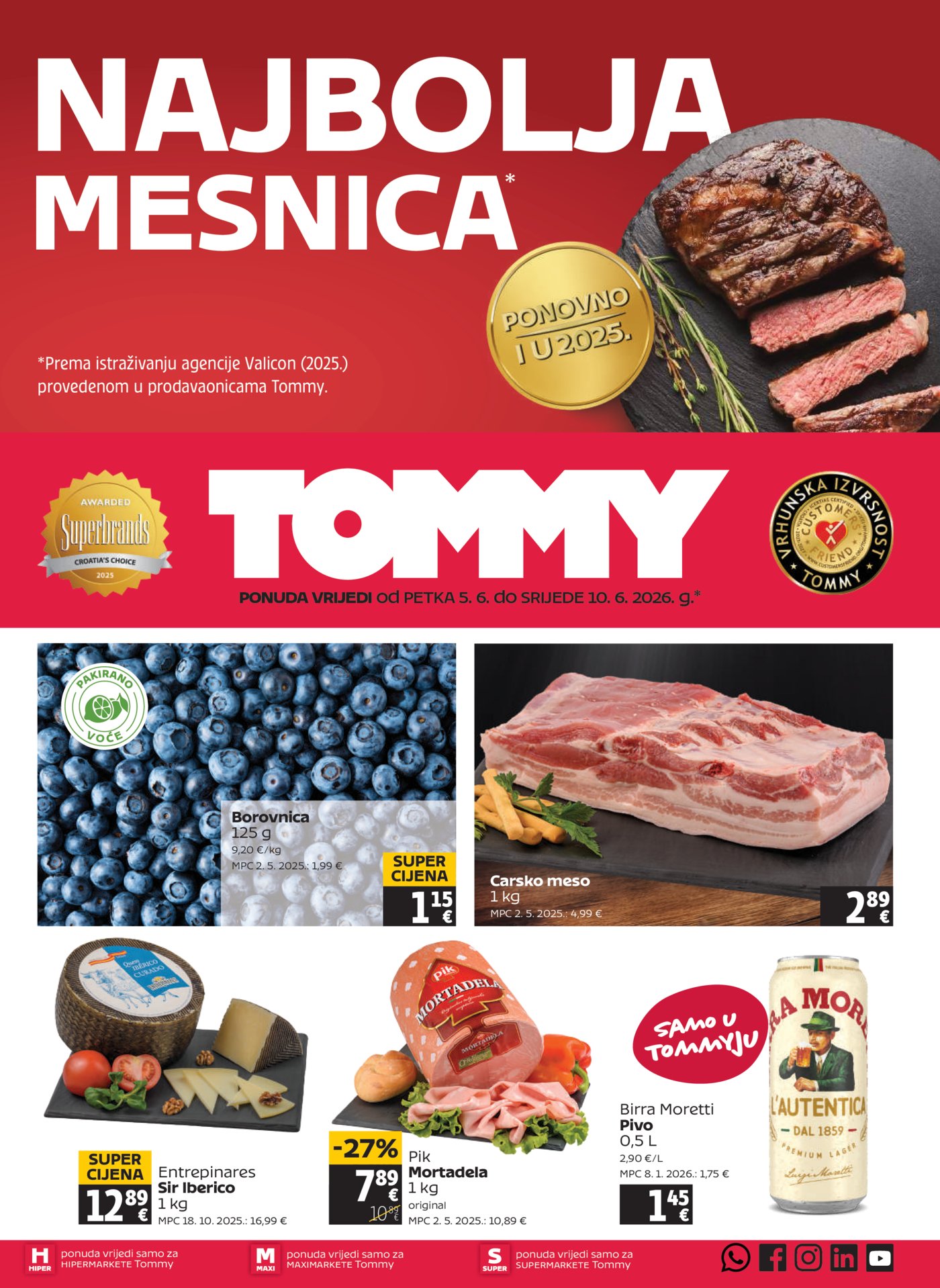 Tommy katalog Akcija 05.06. - 10.06.2026.