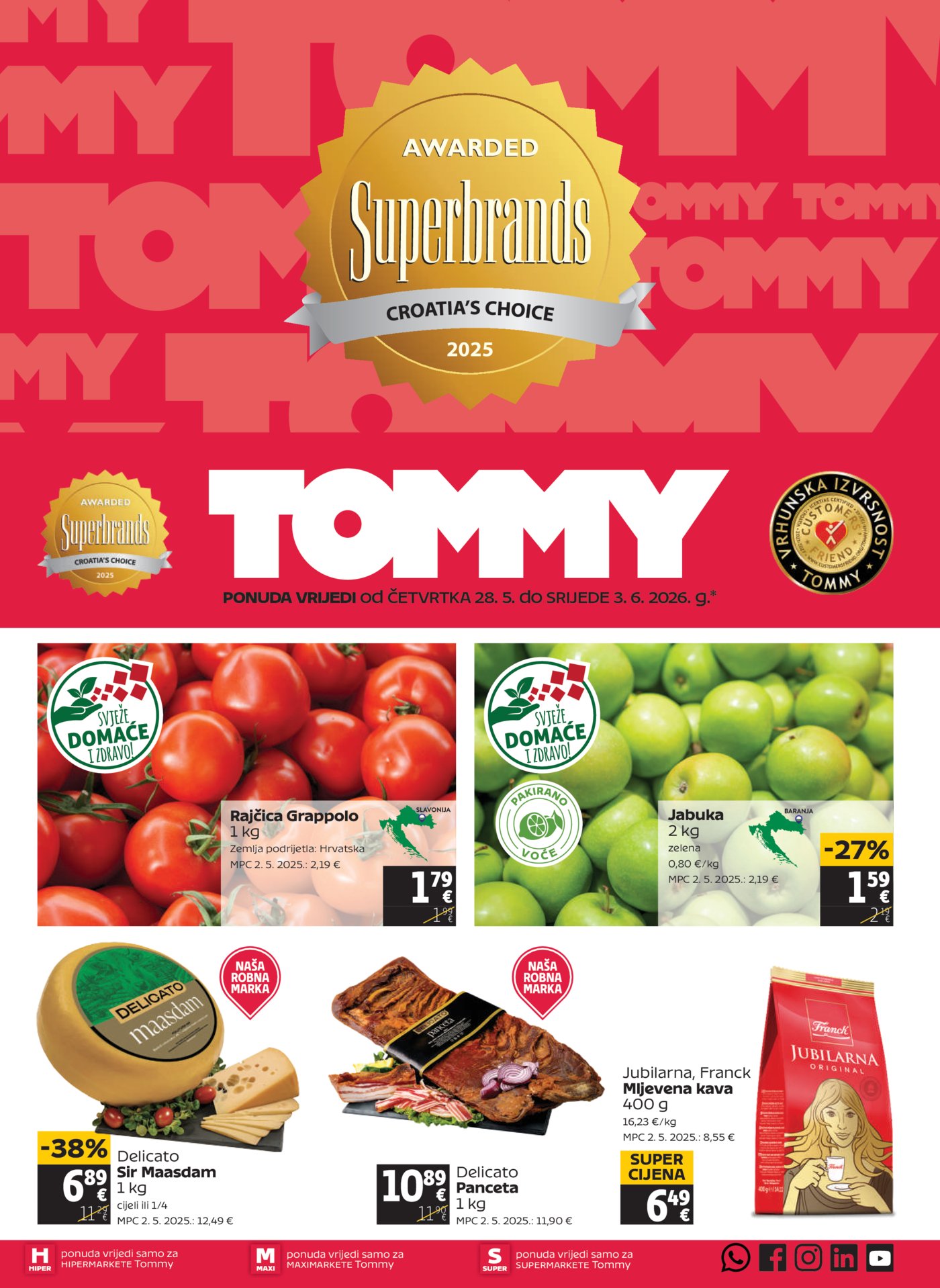Tommy katalog Akcija 28.05. - 03.06.2026.