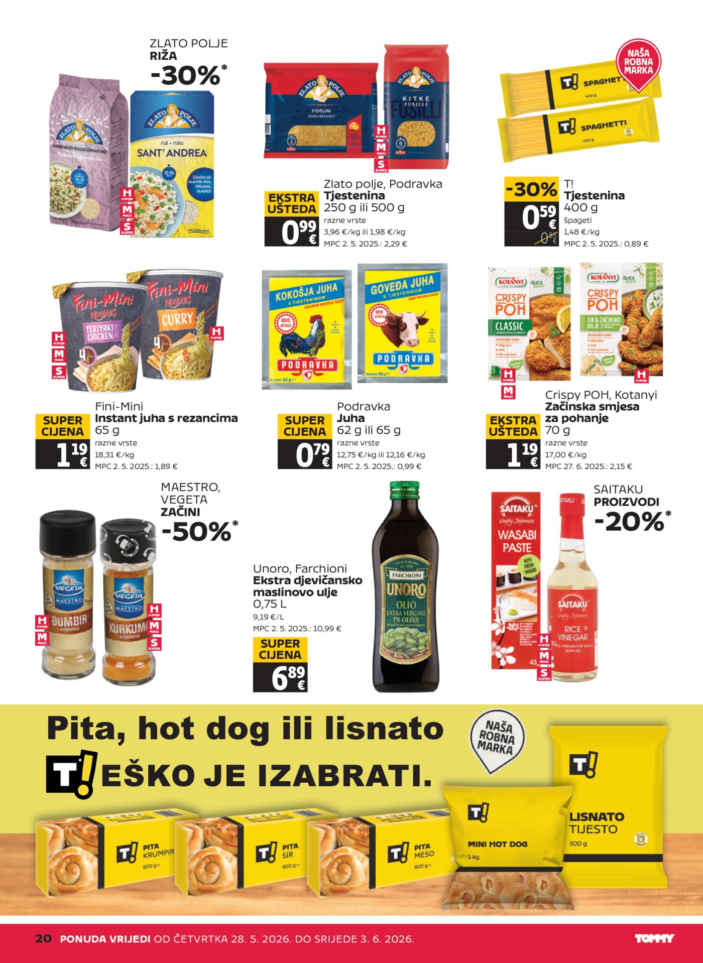 Tommy katalog Akcija 28.05. - 03.06.2026.