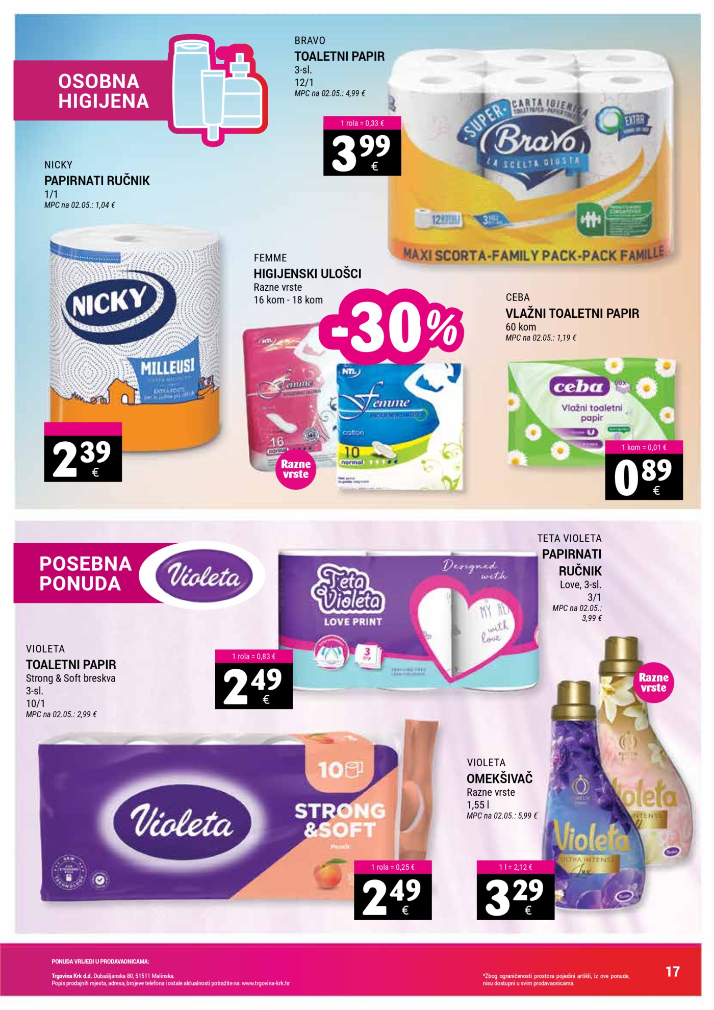 Trgovina Krk katalog Akcija 01.06.-15.06.2026.