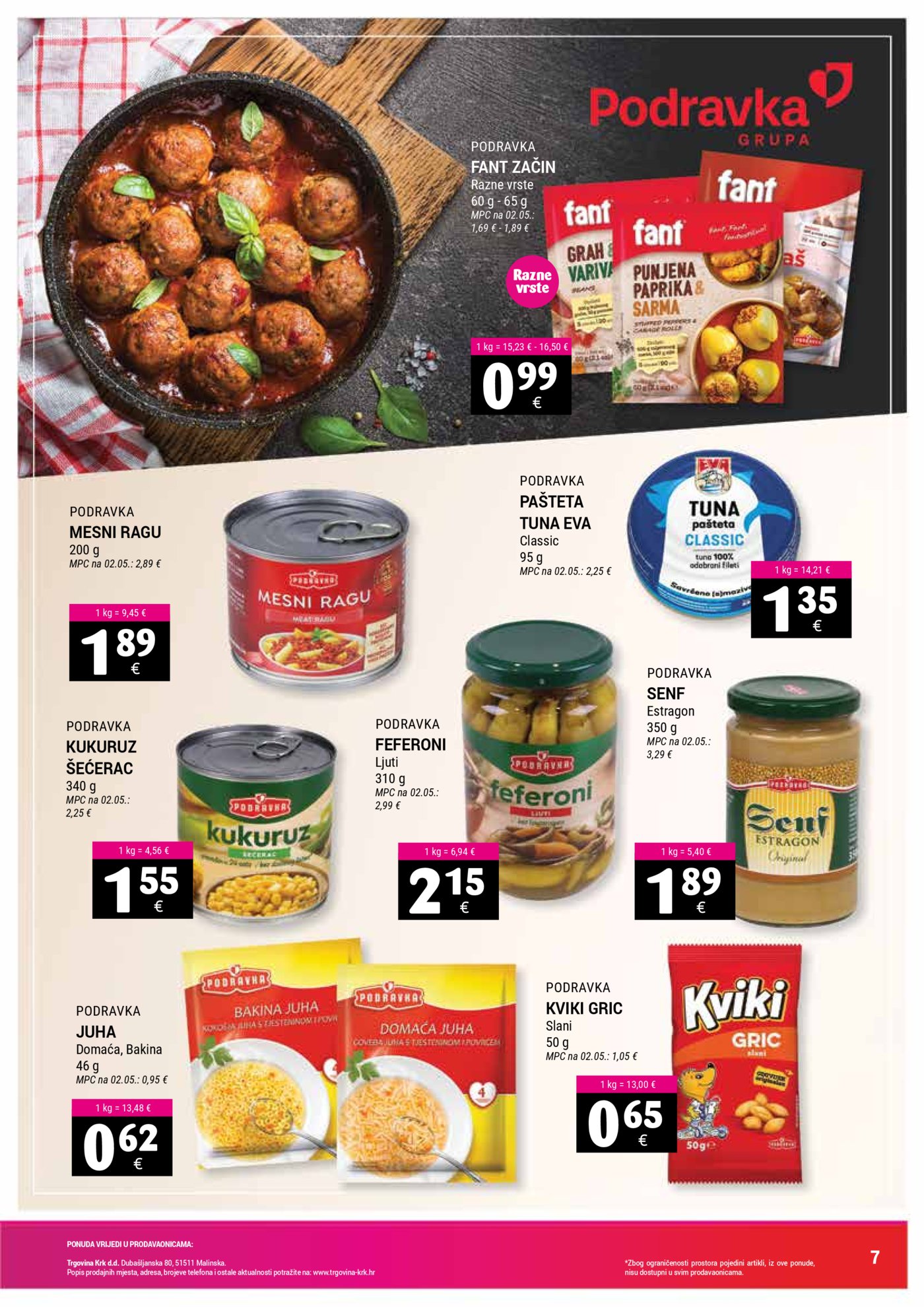 Trgovina Krk katalog Akcija 01.06.-15.06.2026.