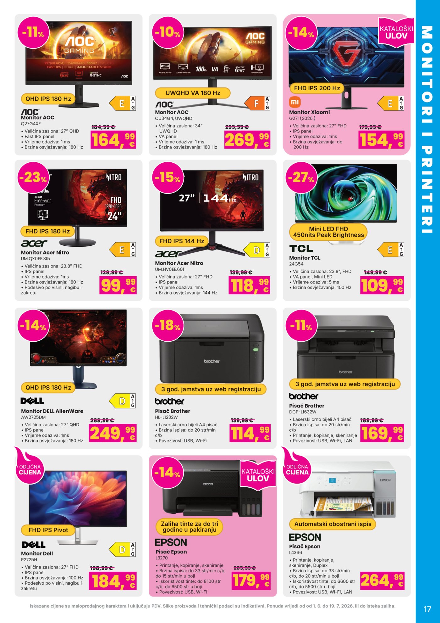 Vacom katalog Kraj škole početak zabave 01.06.-19.07.2026.