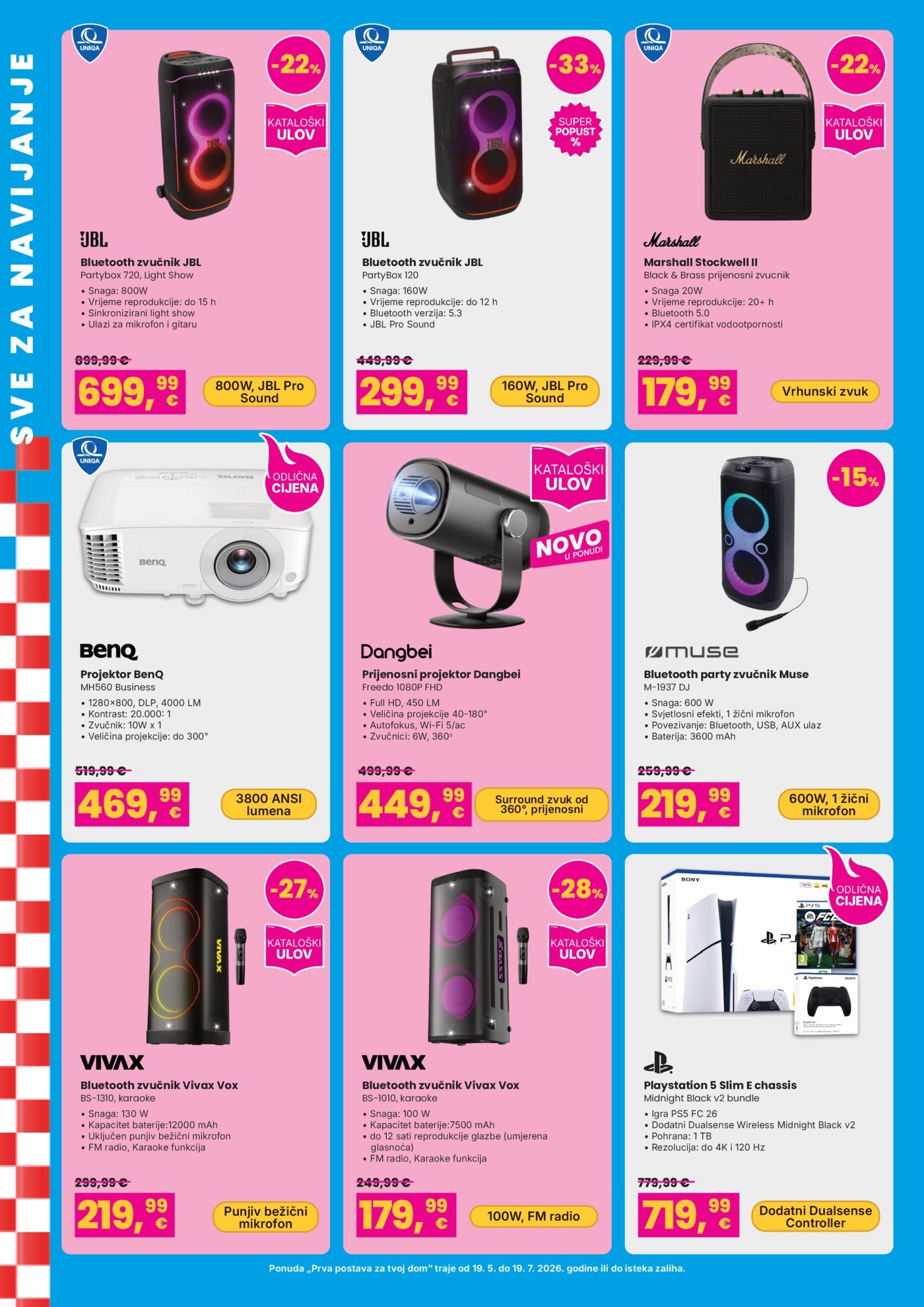 Vacom katalog Kraj škole početak zabave 01.06.-19.07.2026.