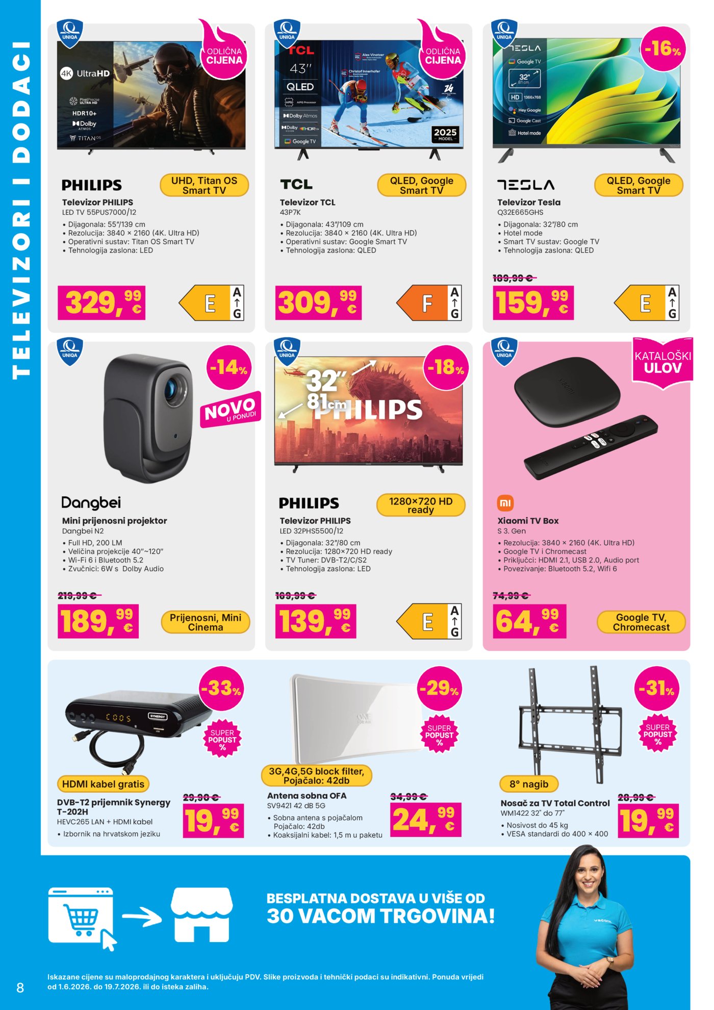 Vacom katalog Kraj škole početak zabave 01.06.-19.07.2026.