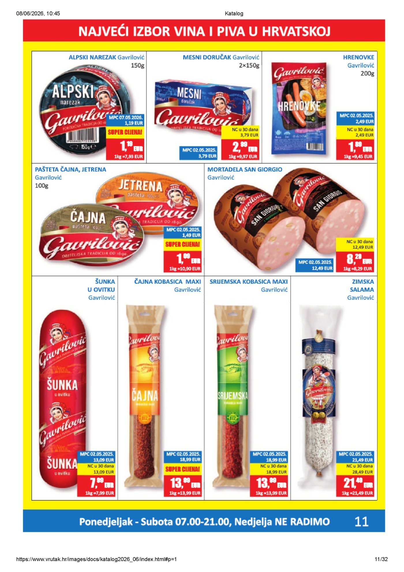 Vrutak katalog Akcija 08.06.-21.06.2026.