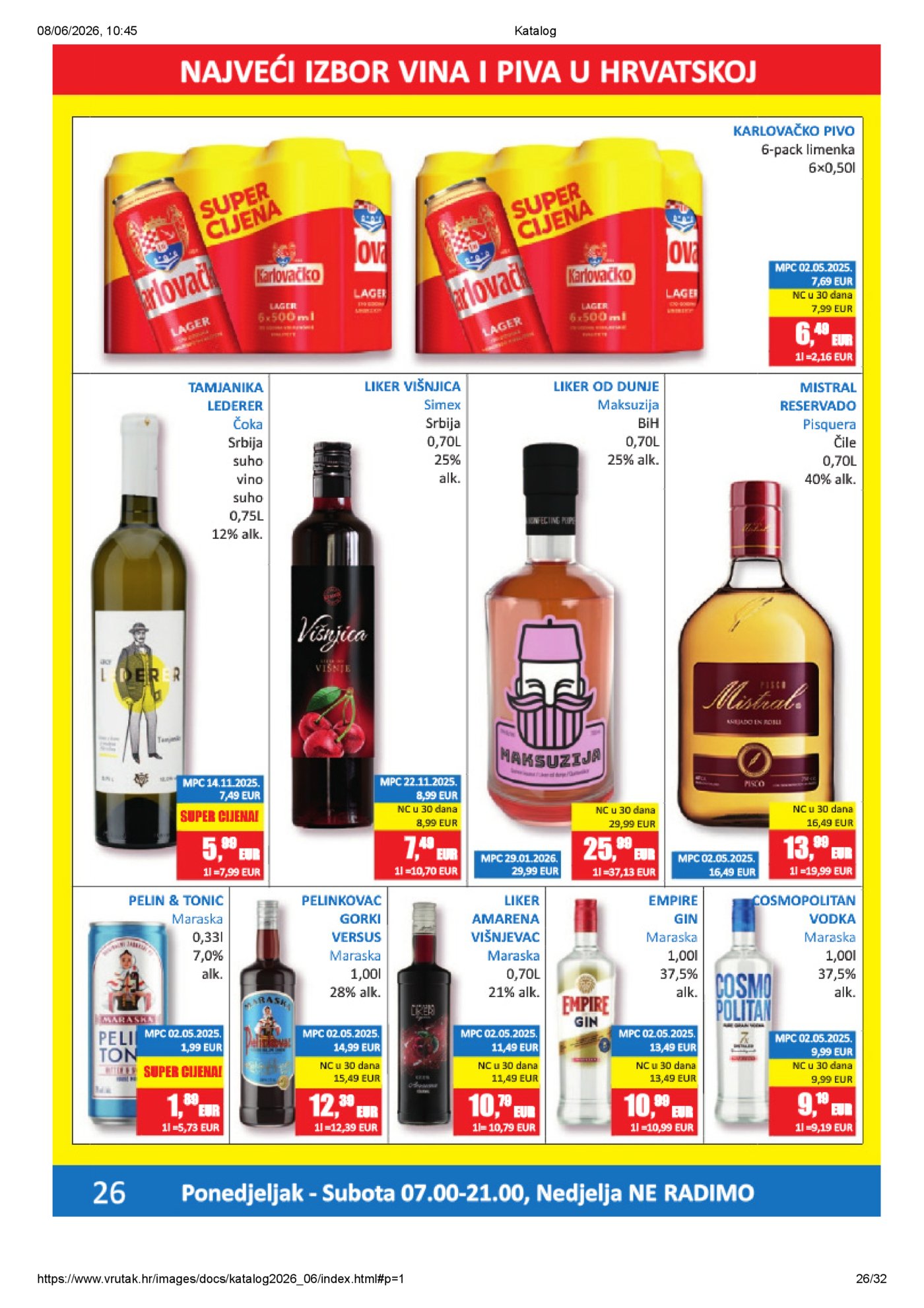 Vrutak katalog Akcija 08.06.-21.06.2026.