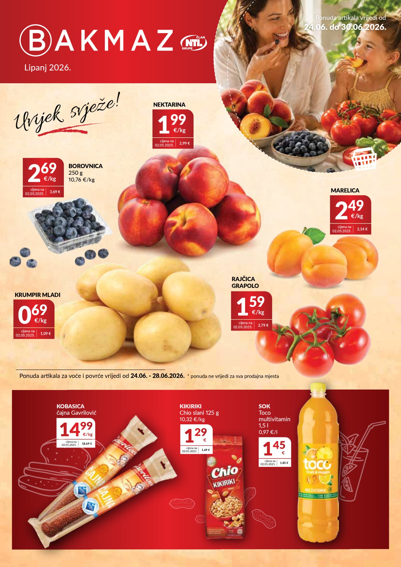 Bakmaz katalog Akcija 24.06.-30.06.2026.