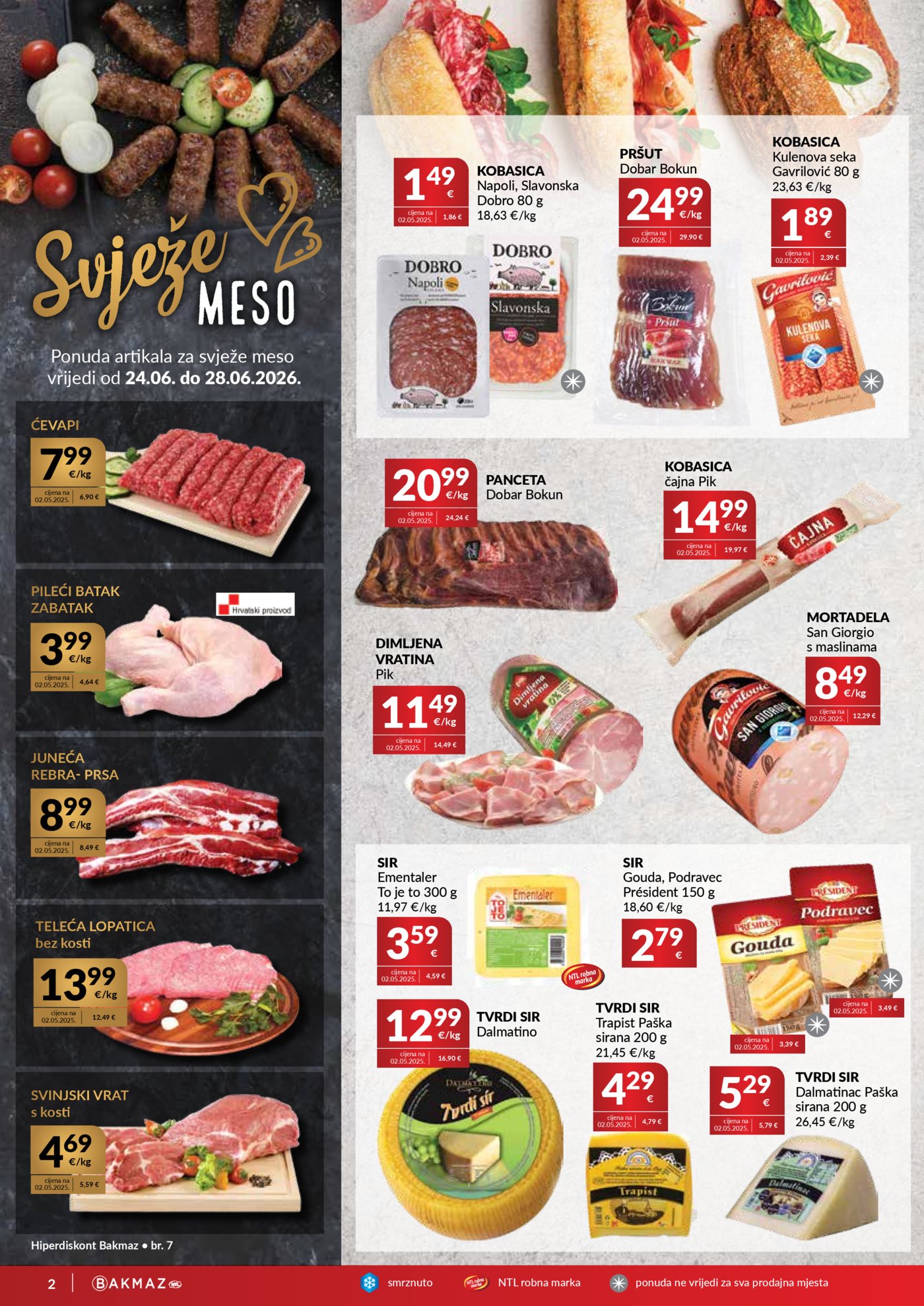 Bakmaz katalog Akcija 24.06.-30.06.2026.