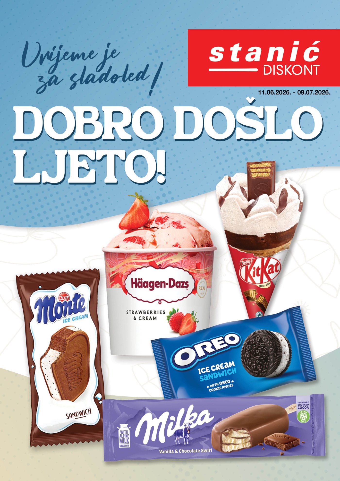 Diskont Stanić katalog Sladoleda 11.06. - 09.07.2026.