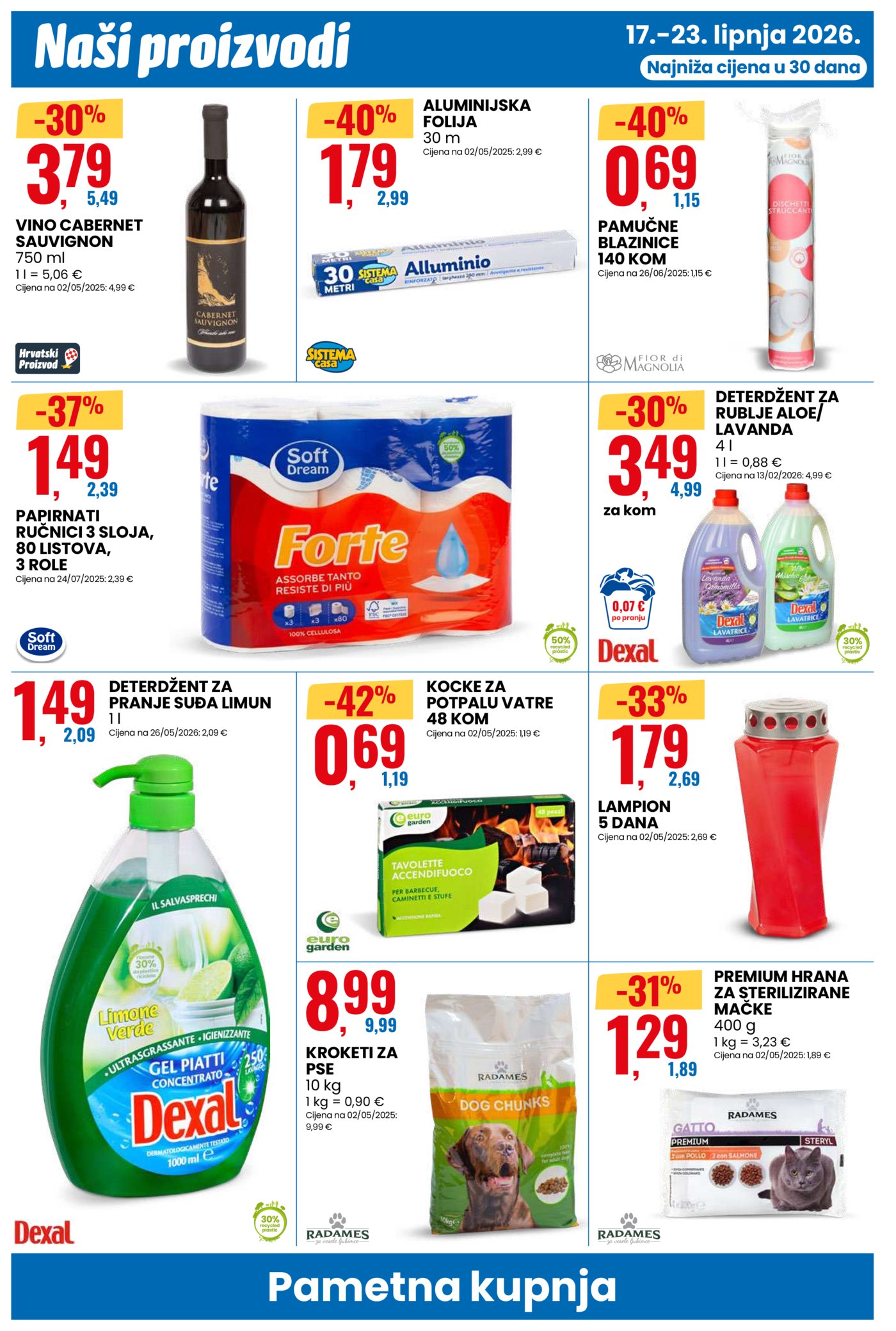 Eurospin katalog Pametna kupnja 17.06. - 23.06.2026.