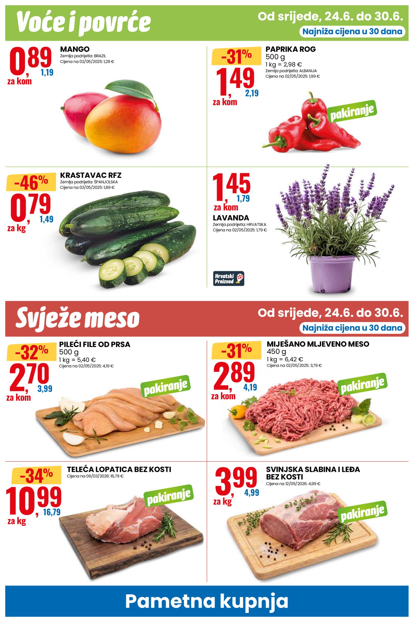 Eurospin katalog Pametna kupnja 24.06. - 30.06.2026.