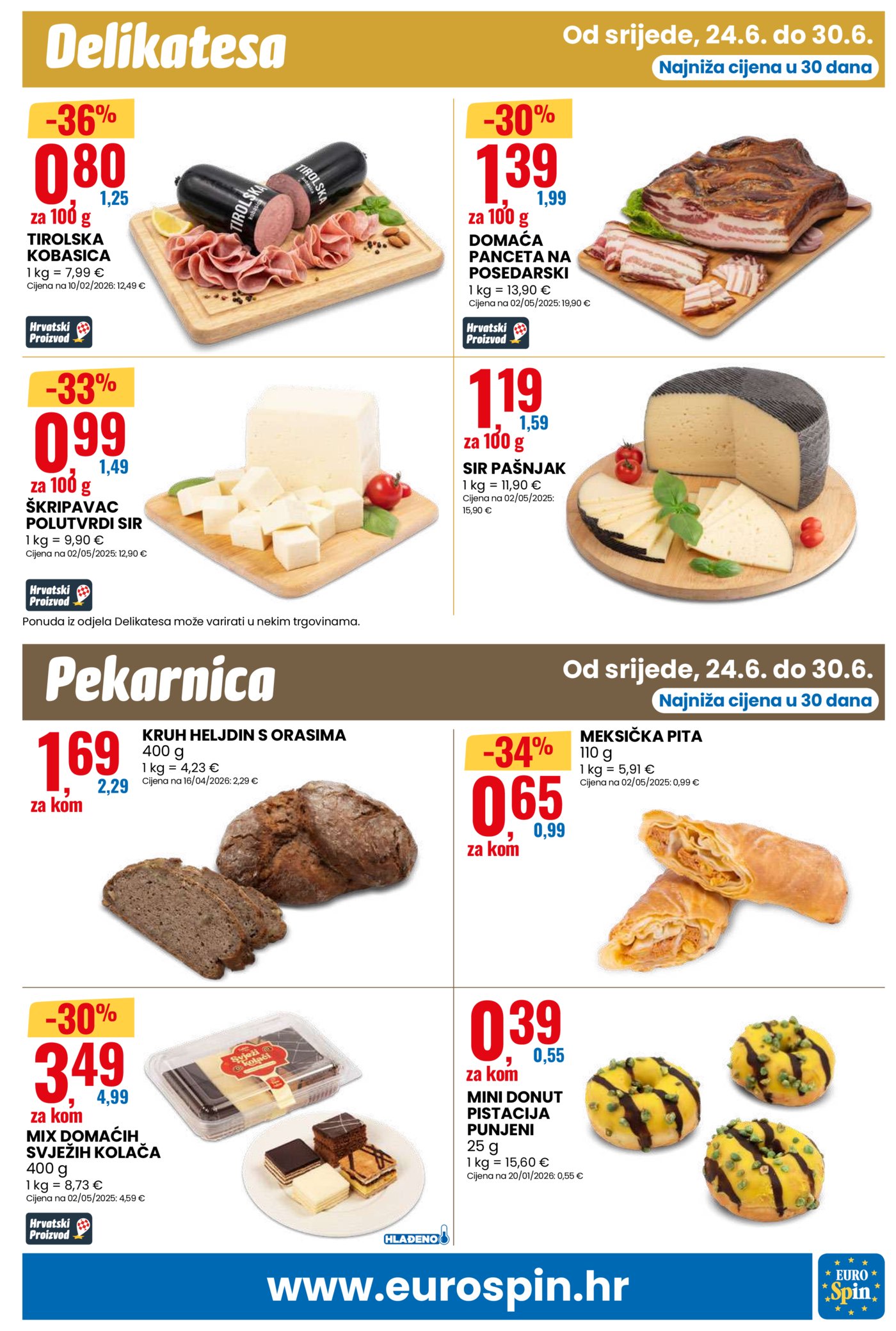 Eurospin katalog Pametna kupnja 24.06. - 30.06.2026.