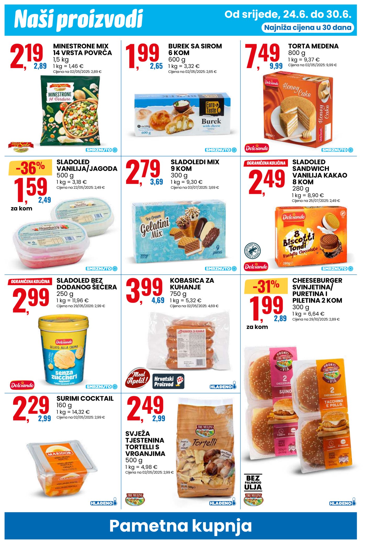 Eurospin katalog Pametna kupnja 24.06. - 30.06.2026.