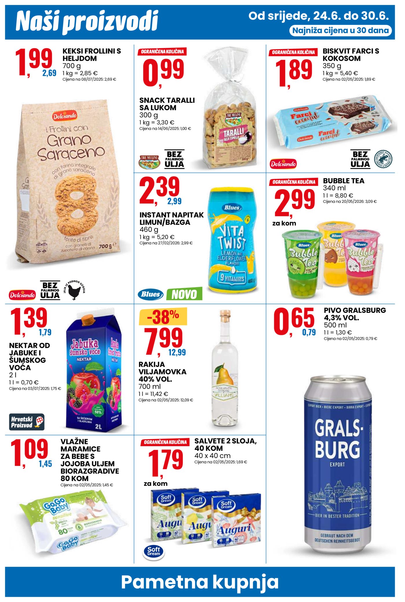 Eurospin katalog Pametna kupnja 24.06. - 30.06.2026.