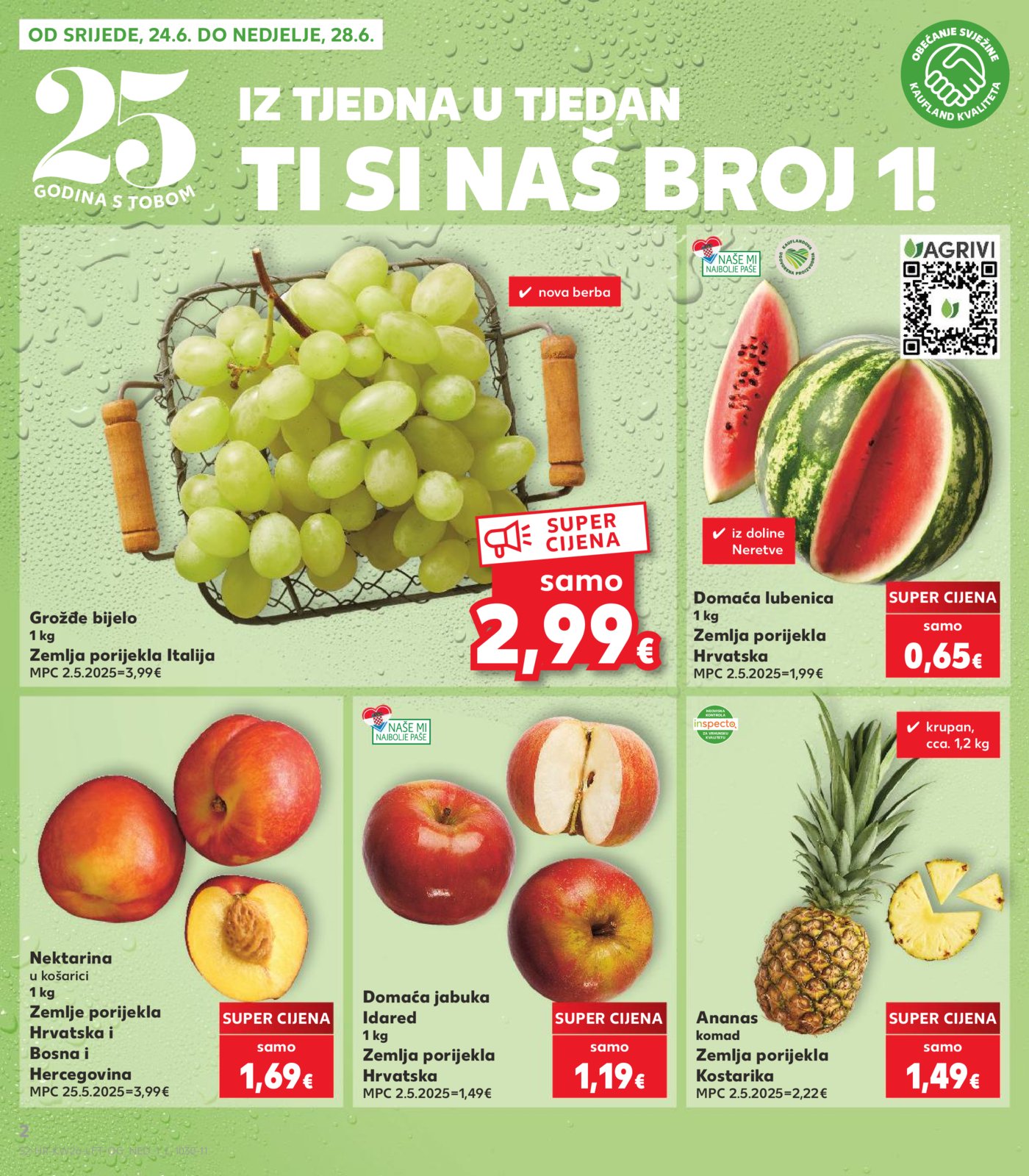 Kaufland katalog Akcija 24.06. - 30.06.2026.