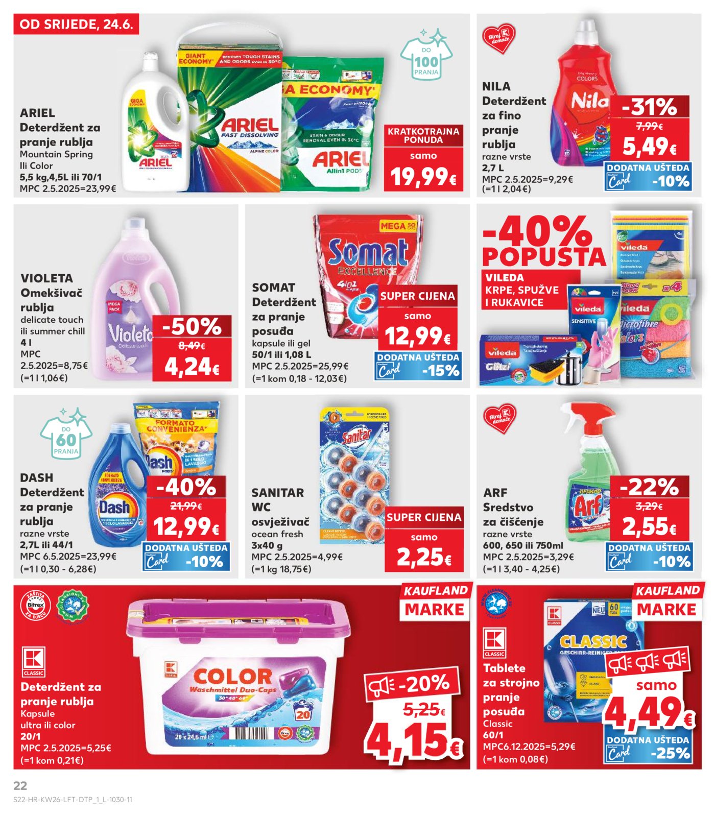 Kaufland katalog Akcija 24.06. - 30.06.2026.