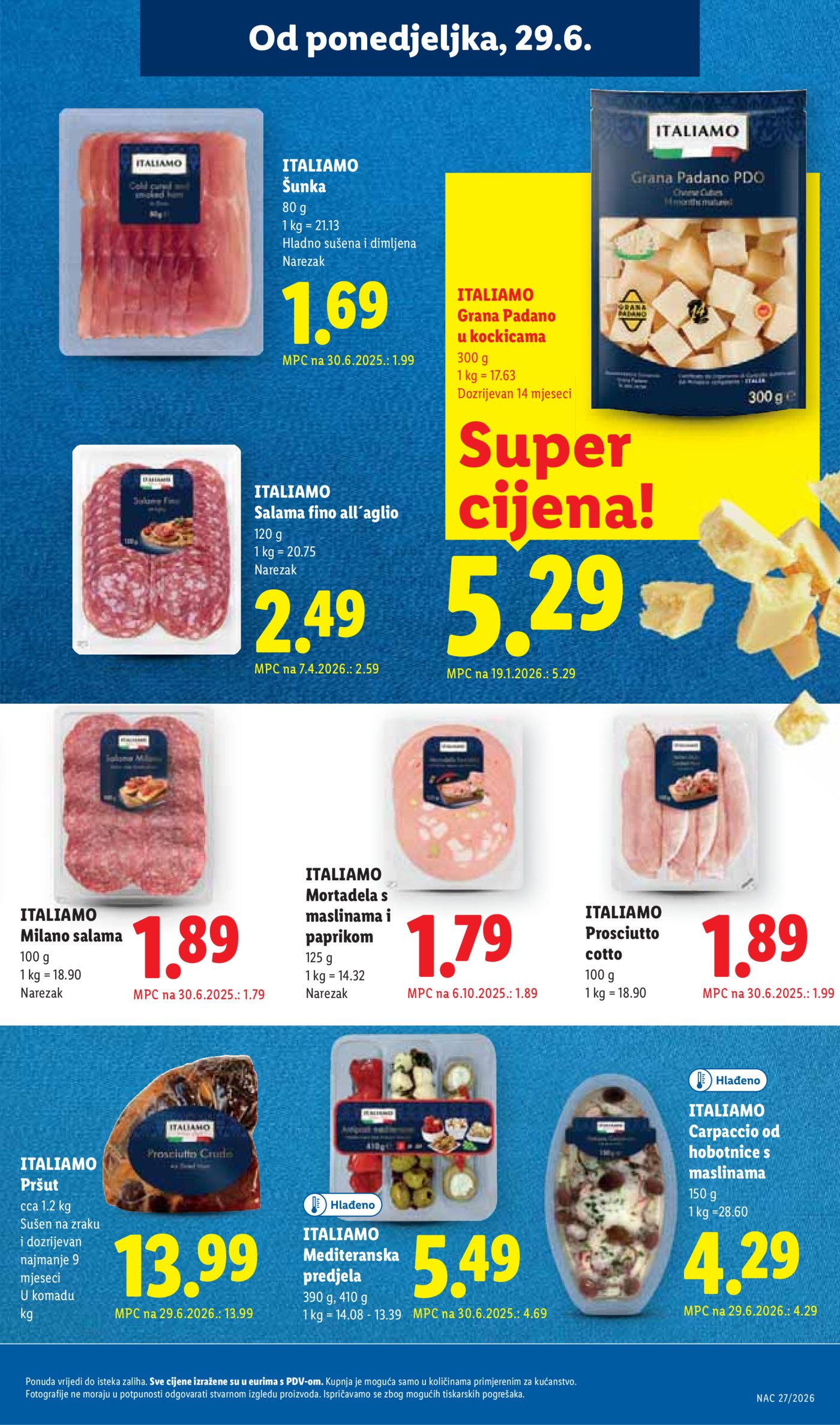 Lidl katalog Akcija 29.06.-05.07.2026.