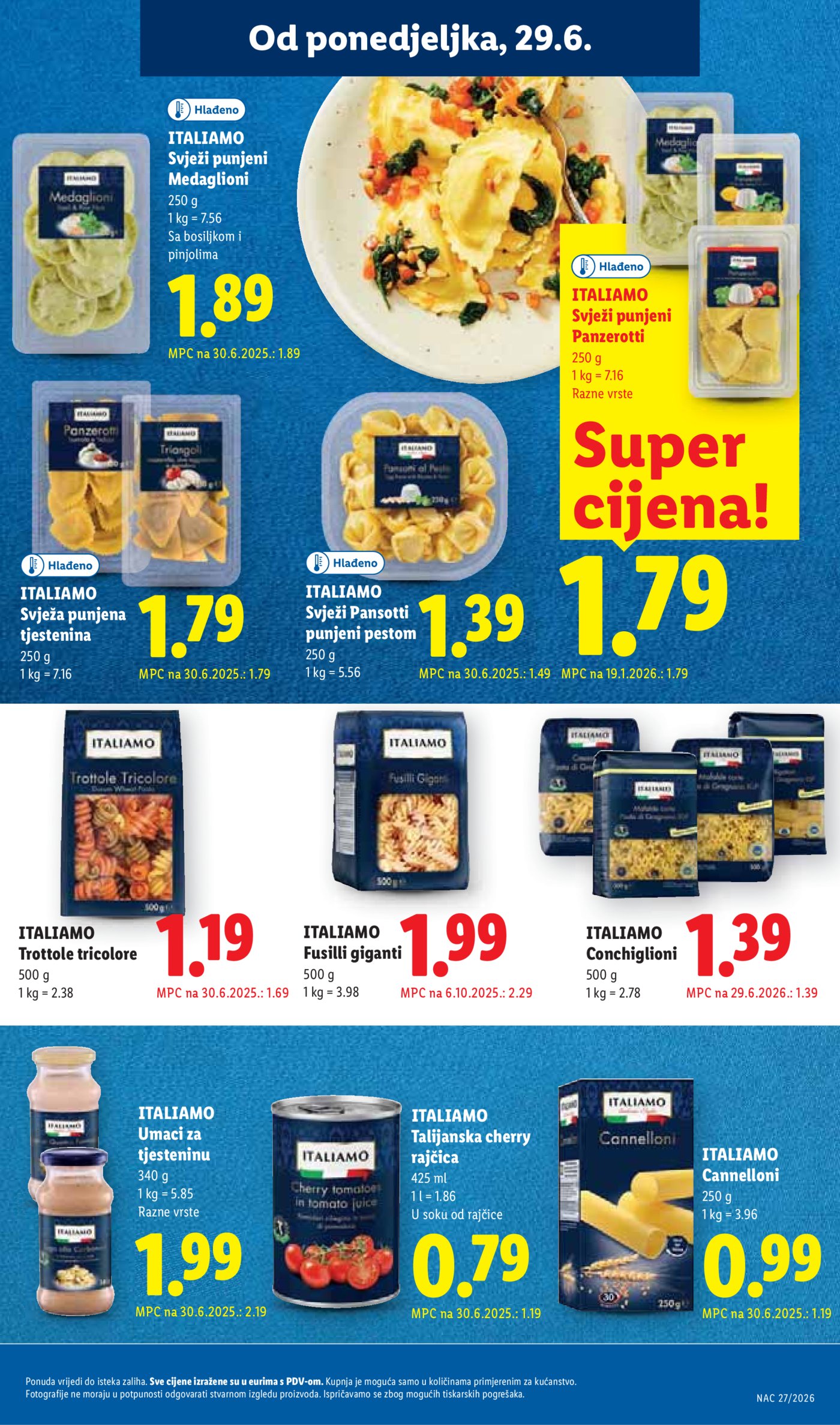 Lidl katalog Akcija 29.06.-05.07.2026.