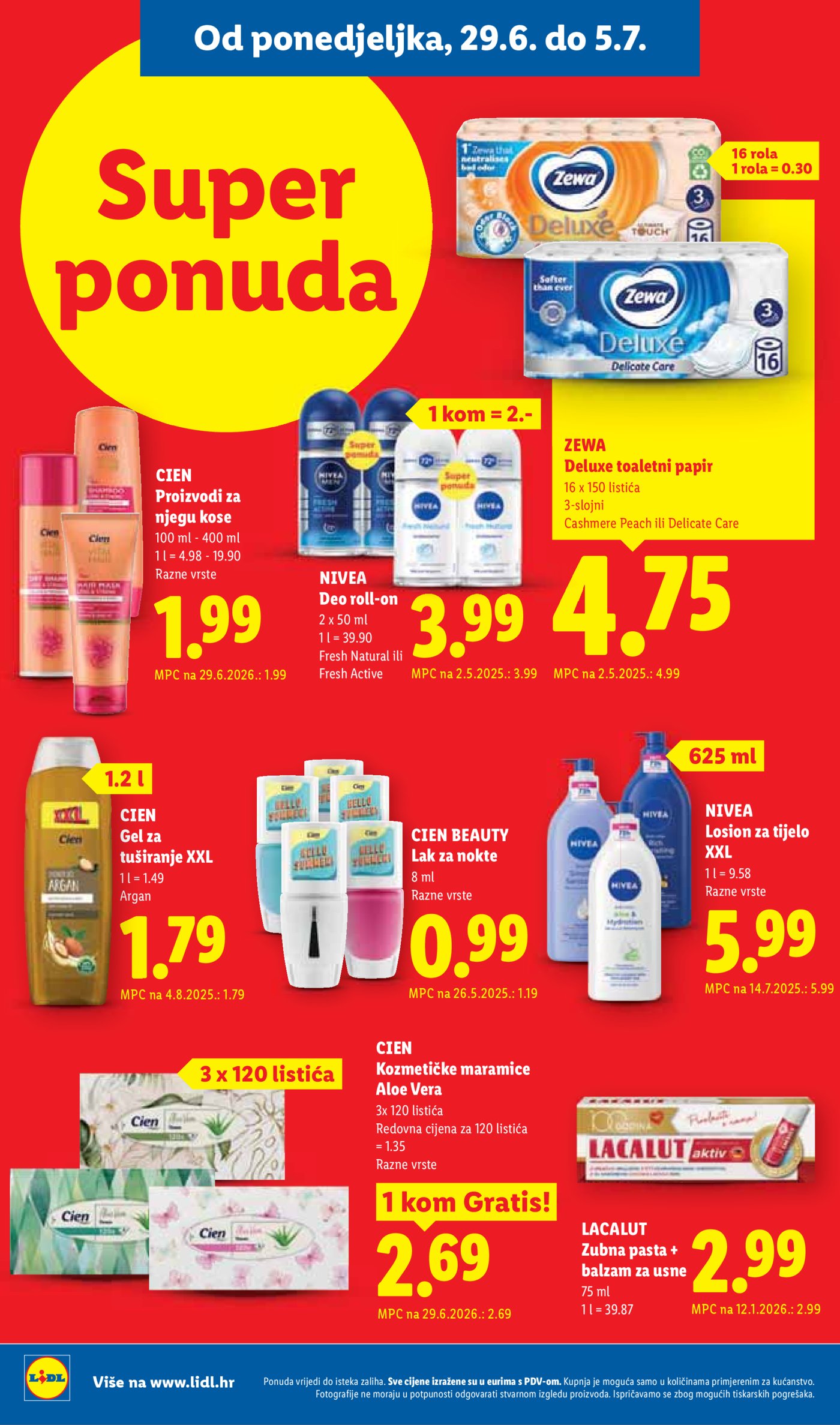 Lidl katalog Akcija 29.06.-05.07.2026.