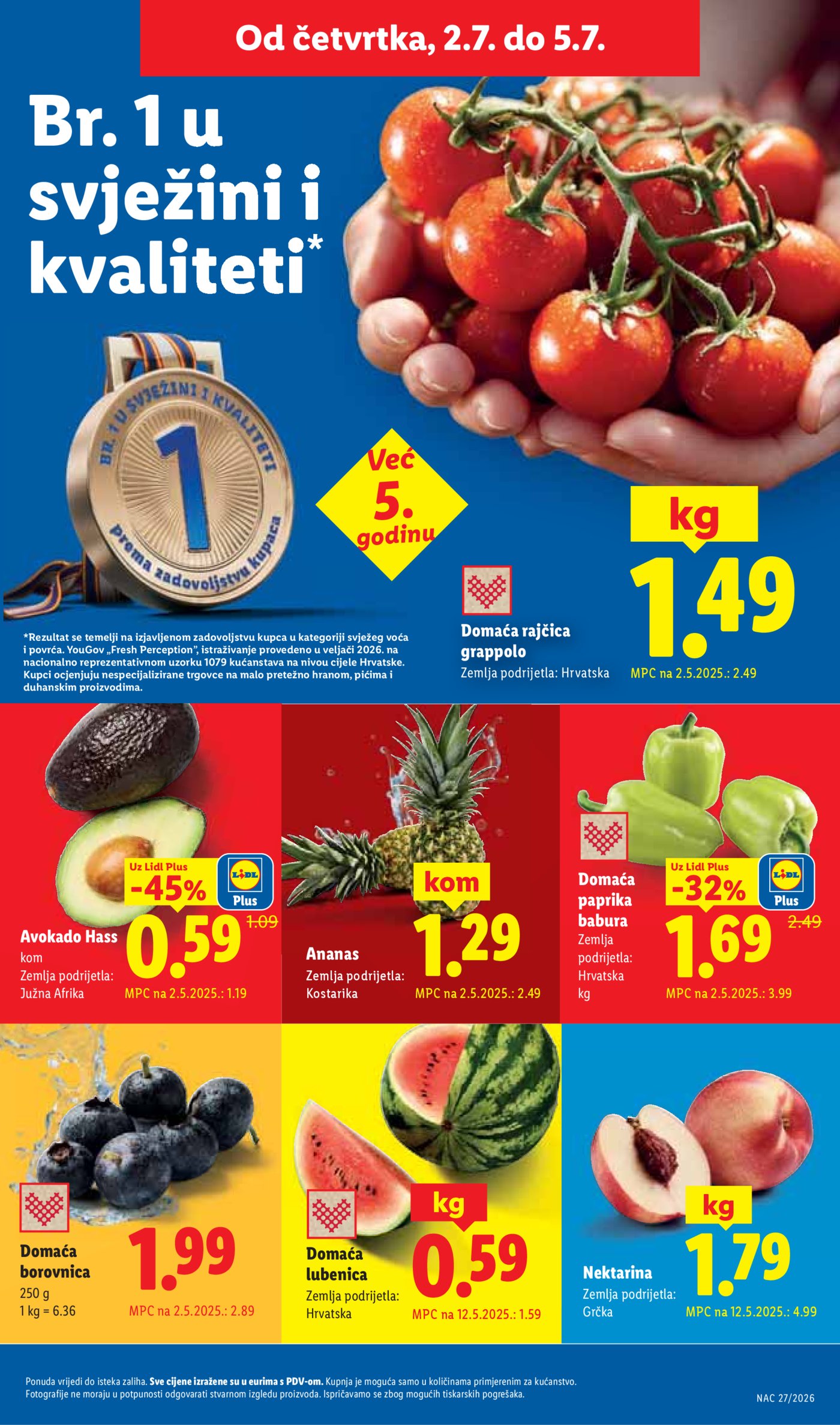 Lidl katalog Akcija 29.06.-05.07.2026.