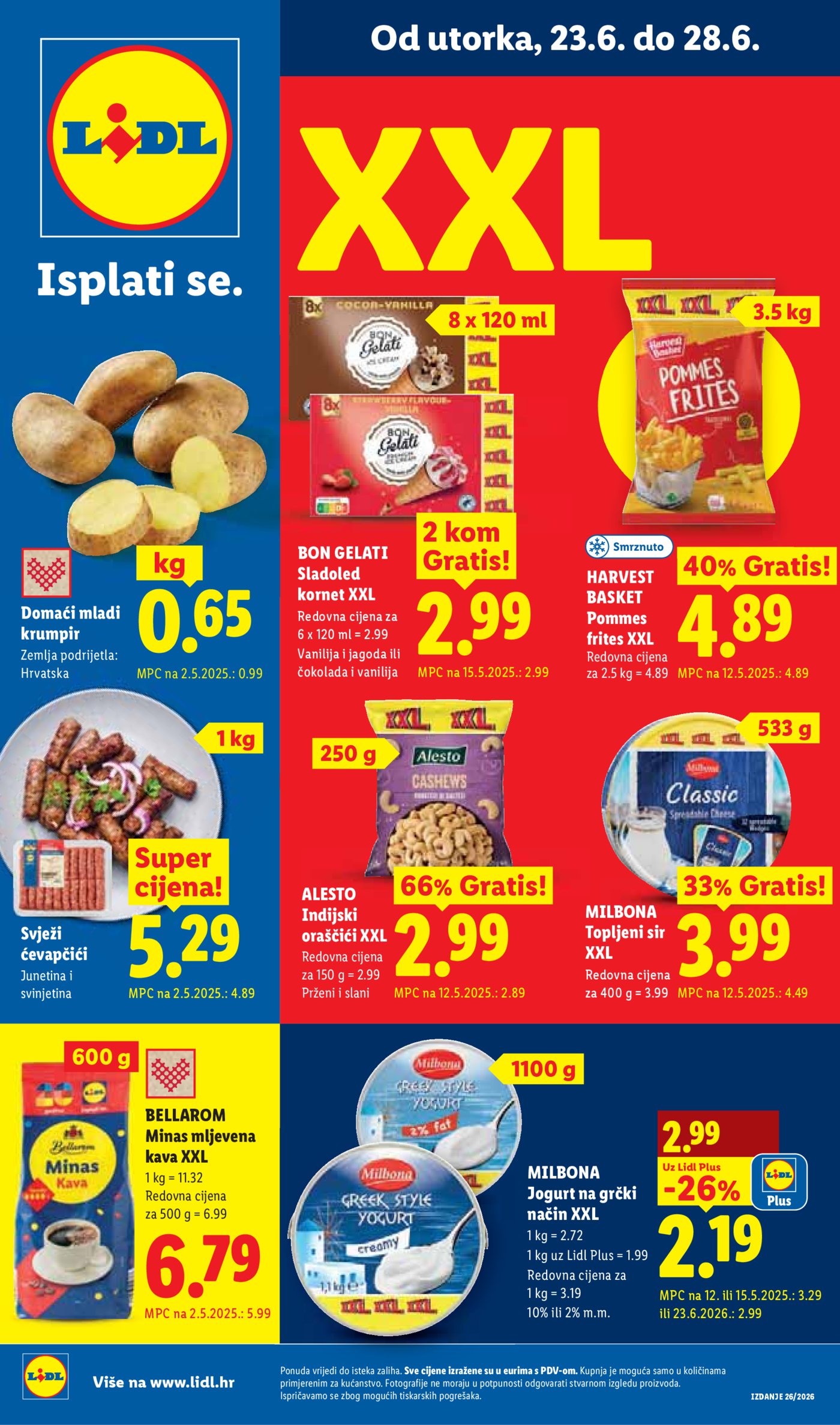 Lidl katalog Super ponuda od utorka 23.06. - 28.06.2026.