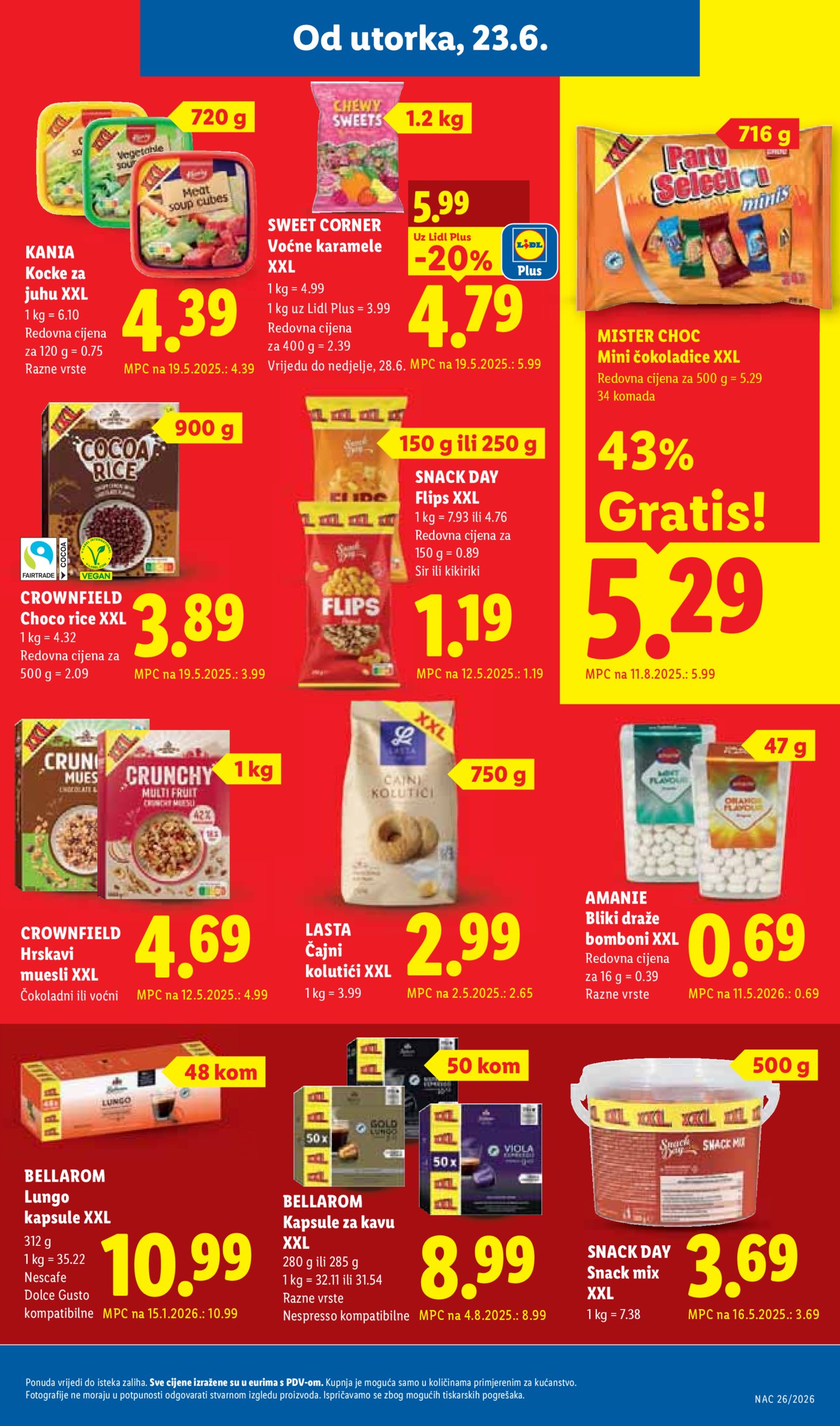 Lidl katalog Super ponuda od utorka 23.06. - 28.06.2026.