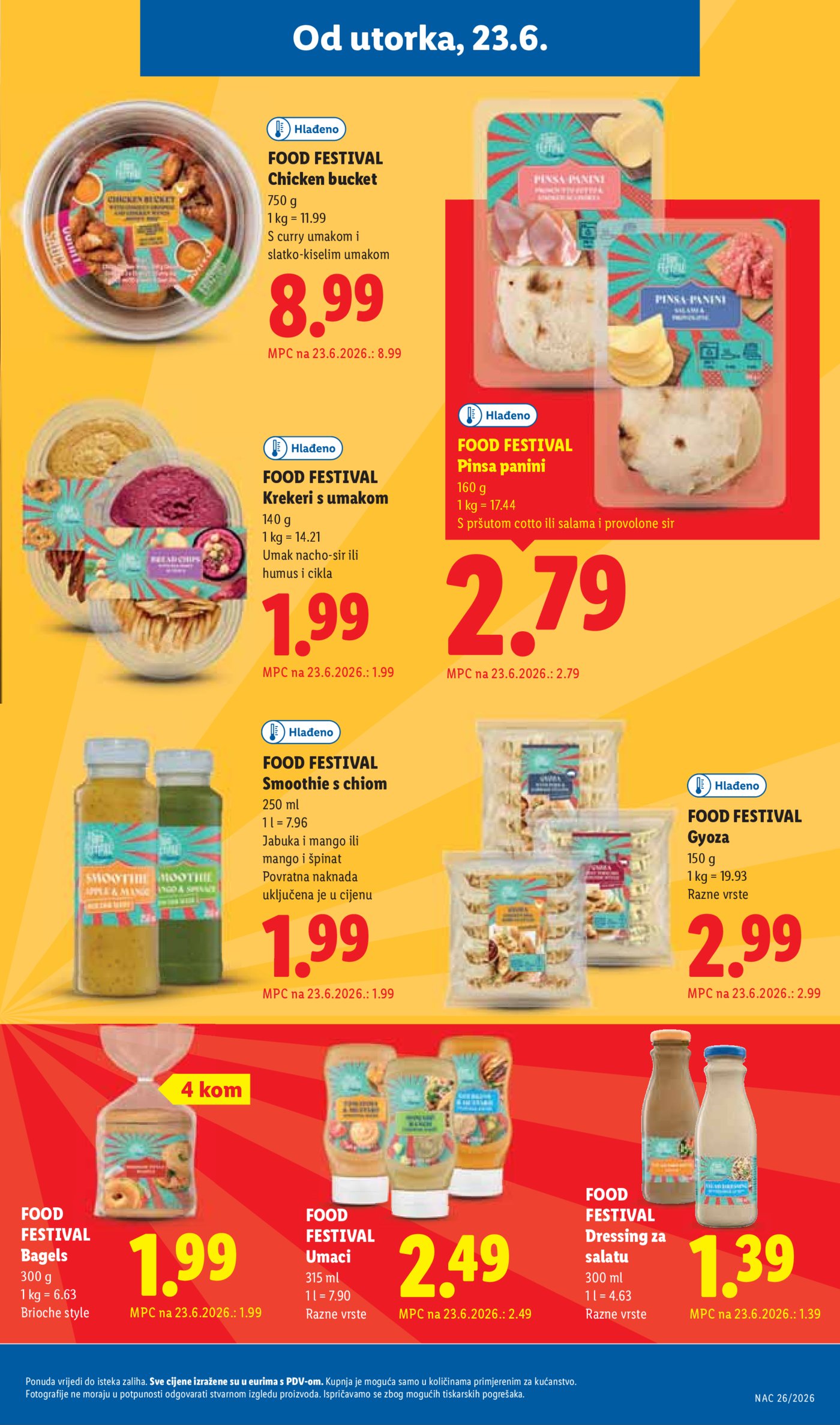 Lidl katalog Super ponuda od utorka 23.06. - 28.06.2026.